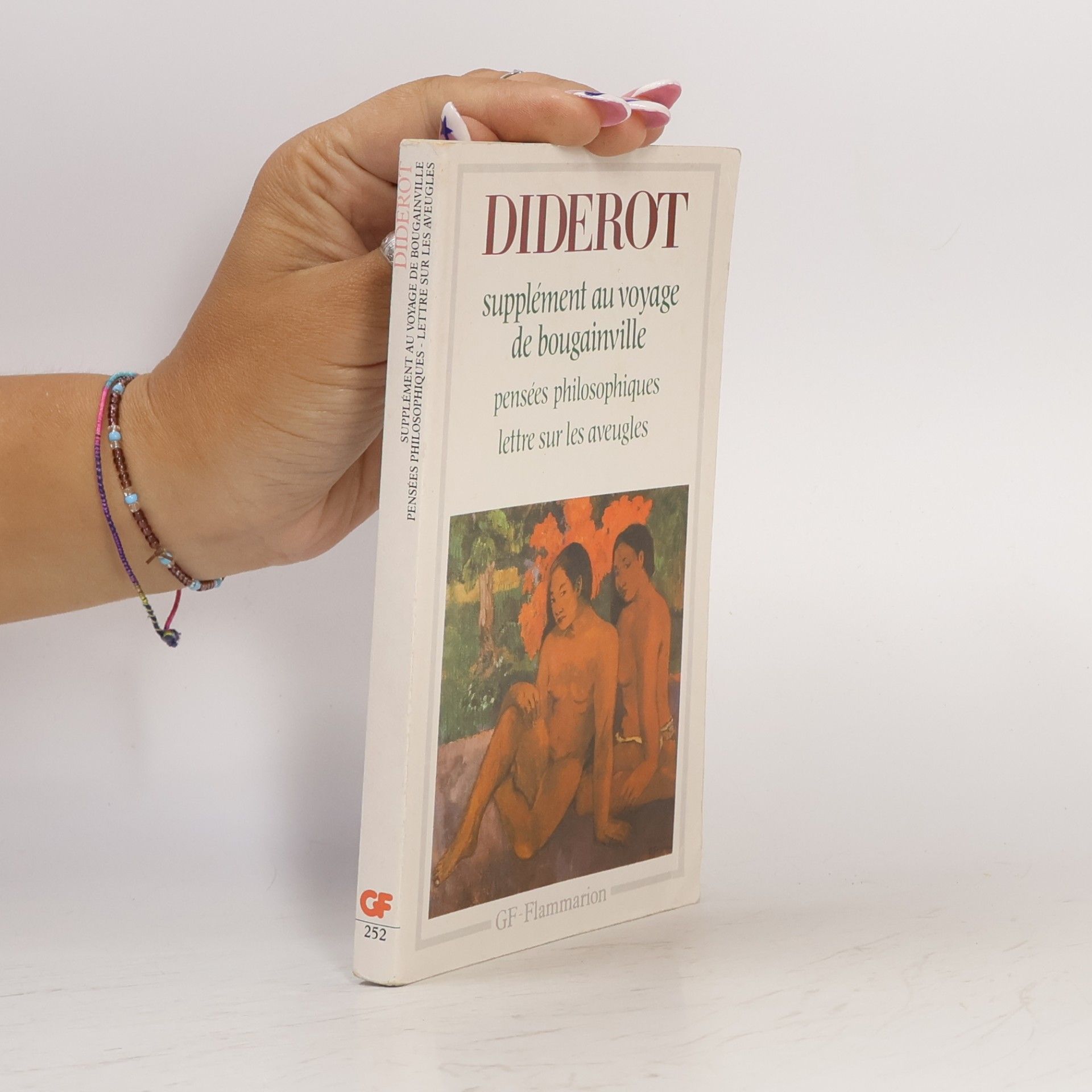 Supplément au Voyage de Bougainville / Pensées philosophiques / Lettre sur les aveugles