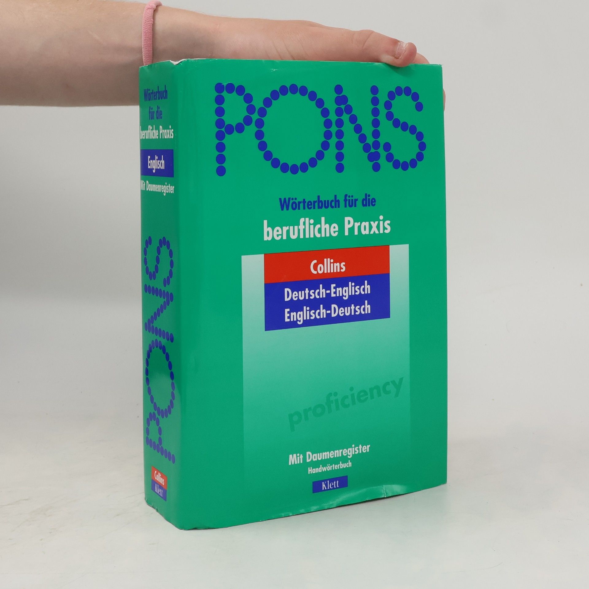 AA.VV. Pons Collins Deutsch Englisch German English German Dictionary - Proficiency - mit Daumenregister - Handwörterbuch - neu