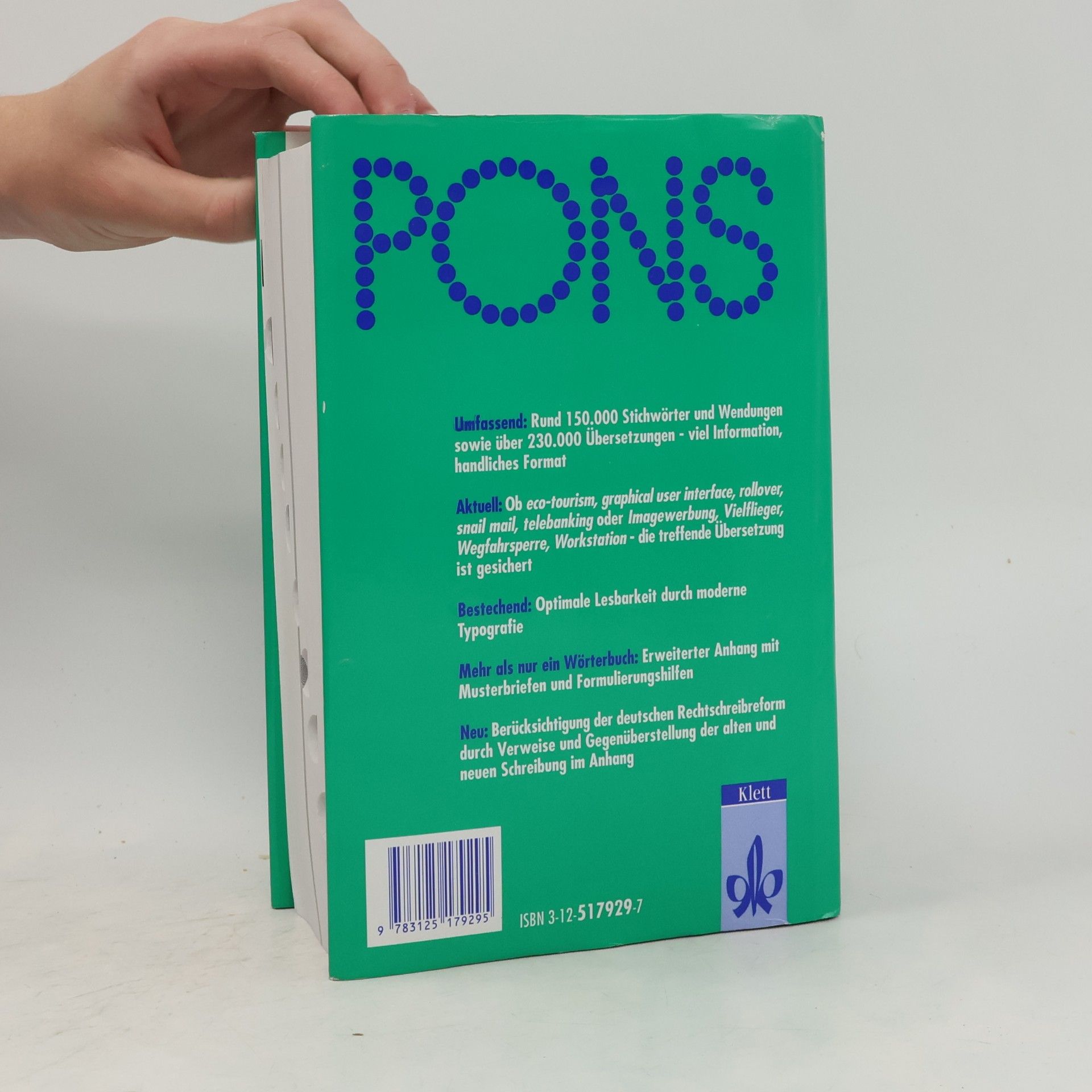 Pons Collins Deutsch Englisch German English German Dictionary - Proficiency - mit Daumenregister - Handwörterbuch - neu