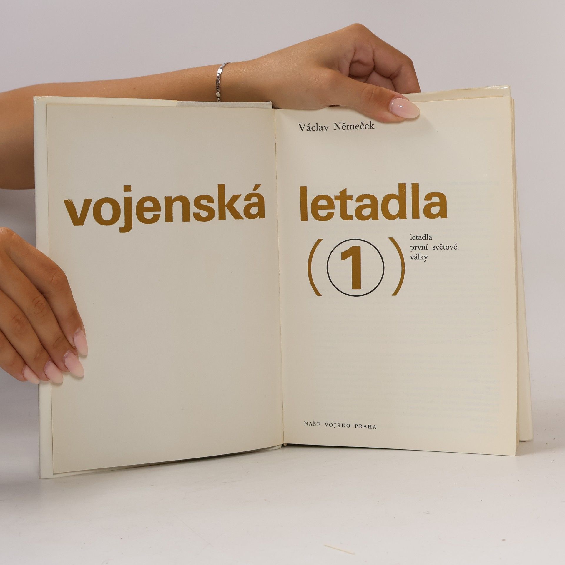 Václav Němeček Vojenská letadla 1. Letadla první světové války