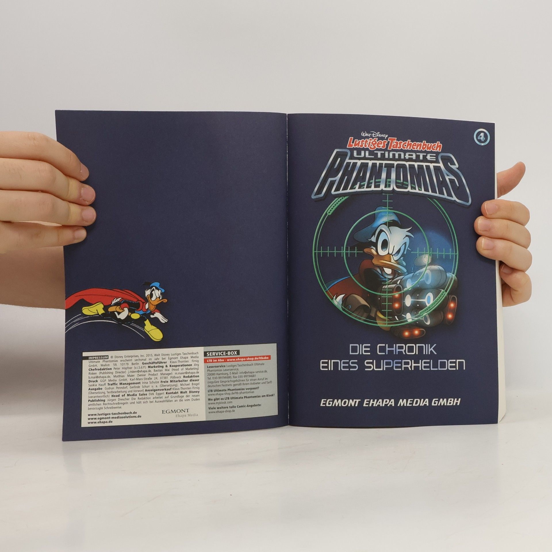 Walt Disney Lustiges Taschenbuch 4. Ultimate Phantomias