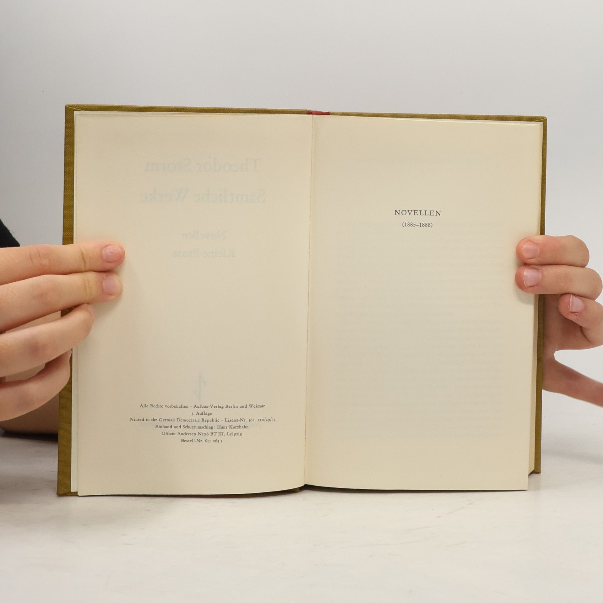 Theodor Storm Sämtliche Werke 4