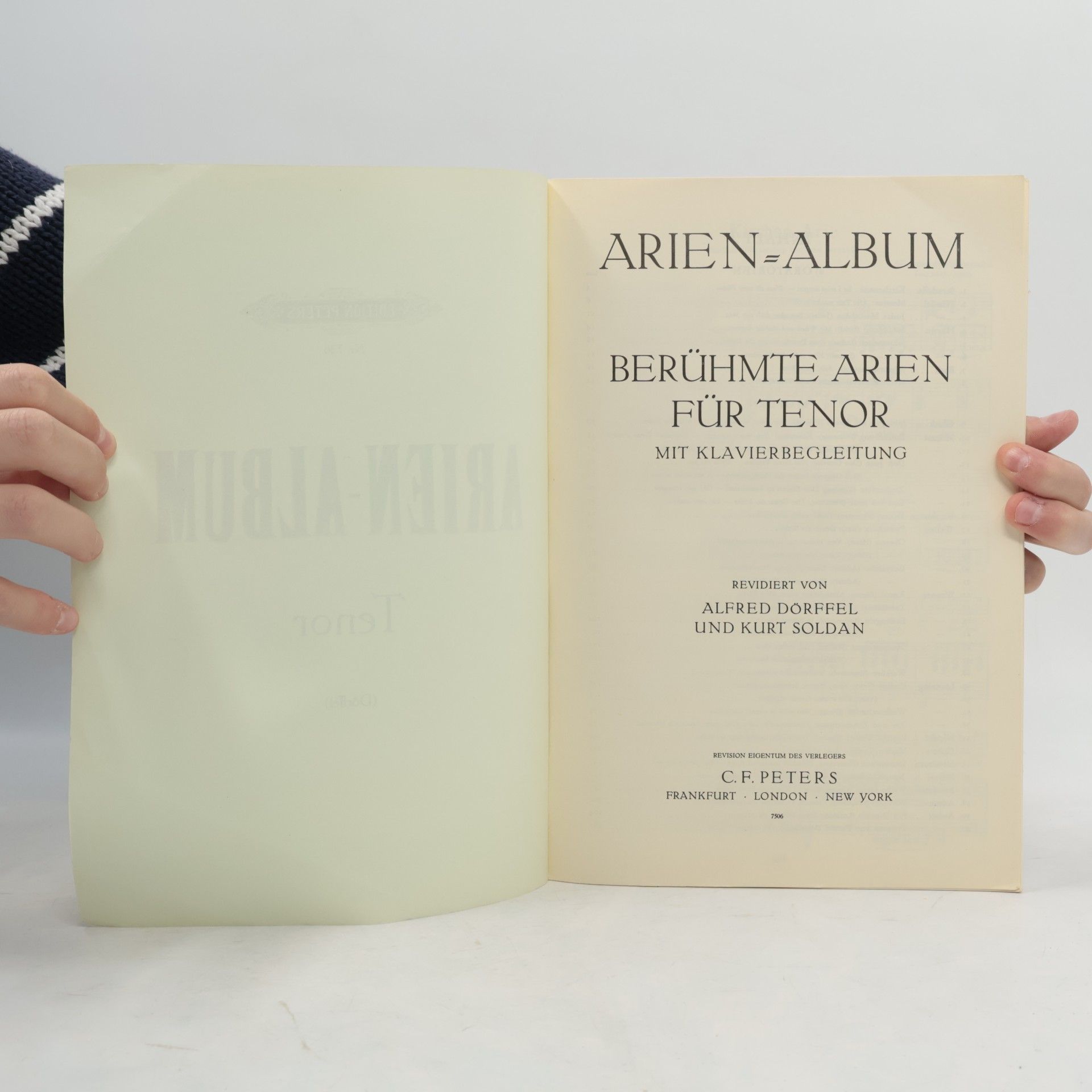 Autores varios Arien-Album - Berühmte Arien für Tenor