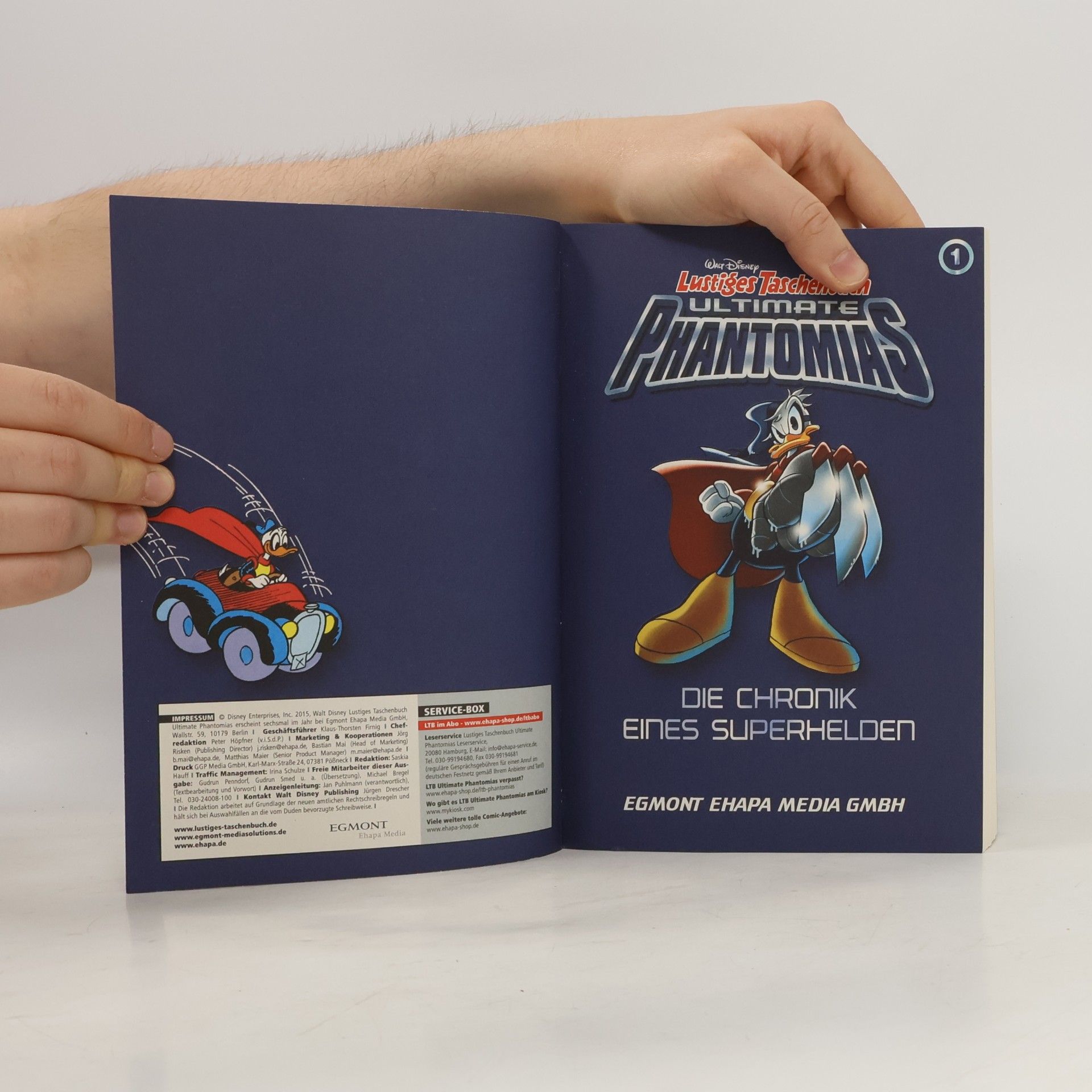 Walt Disney Lustiges Taschenbuch. Ultimate Phantomias 1