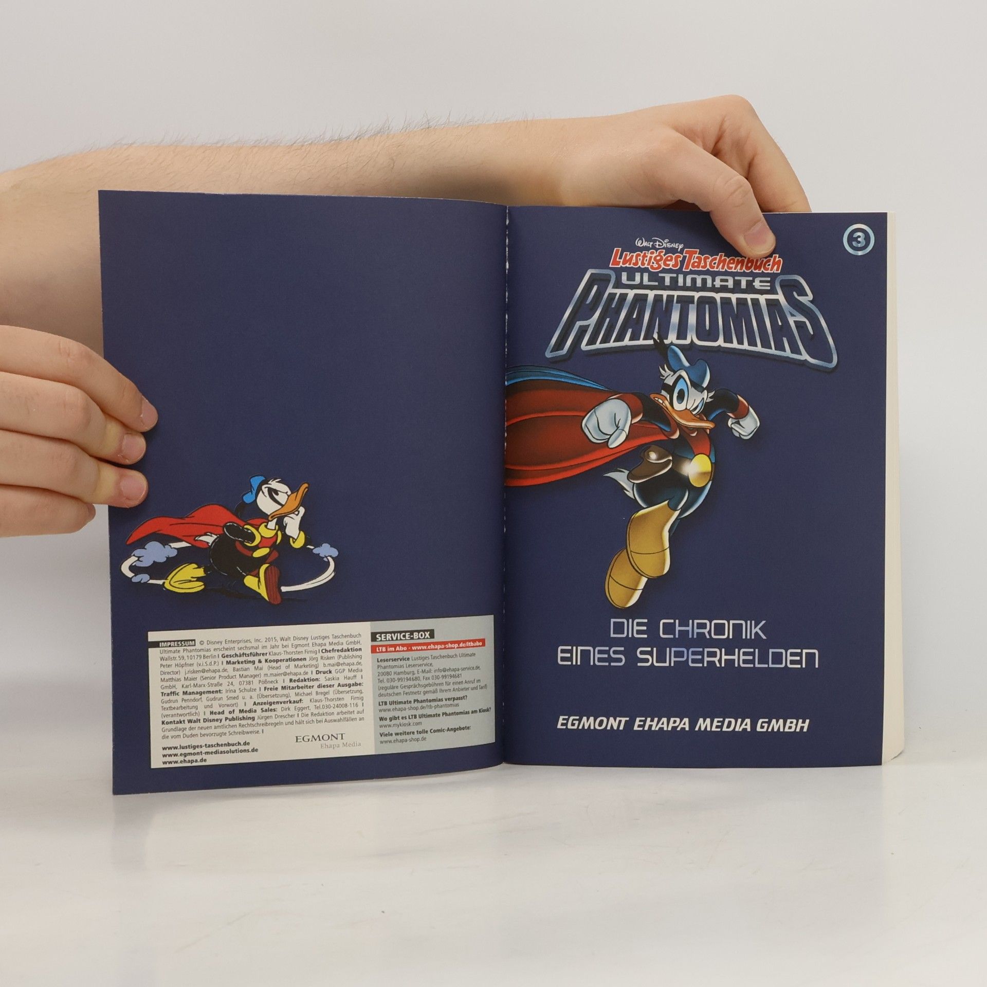 Walt Disney Lustiges Taschenbuch. Ultimate Phantomias 3