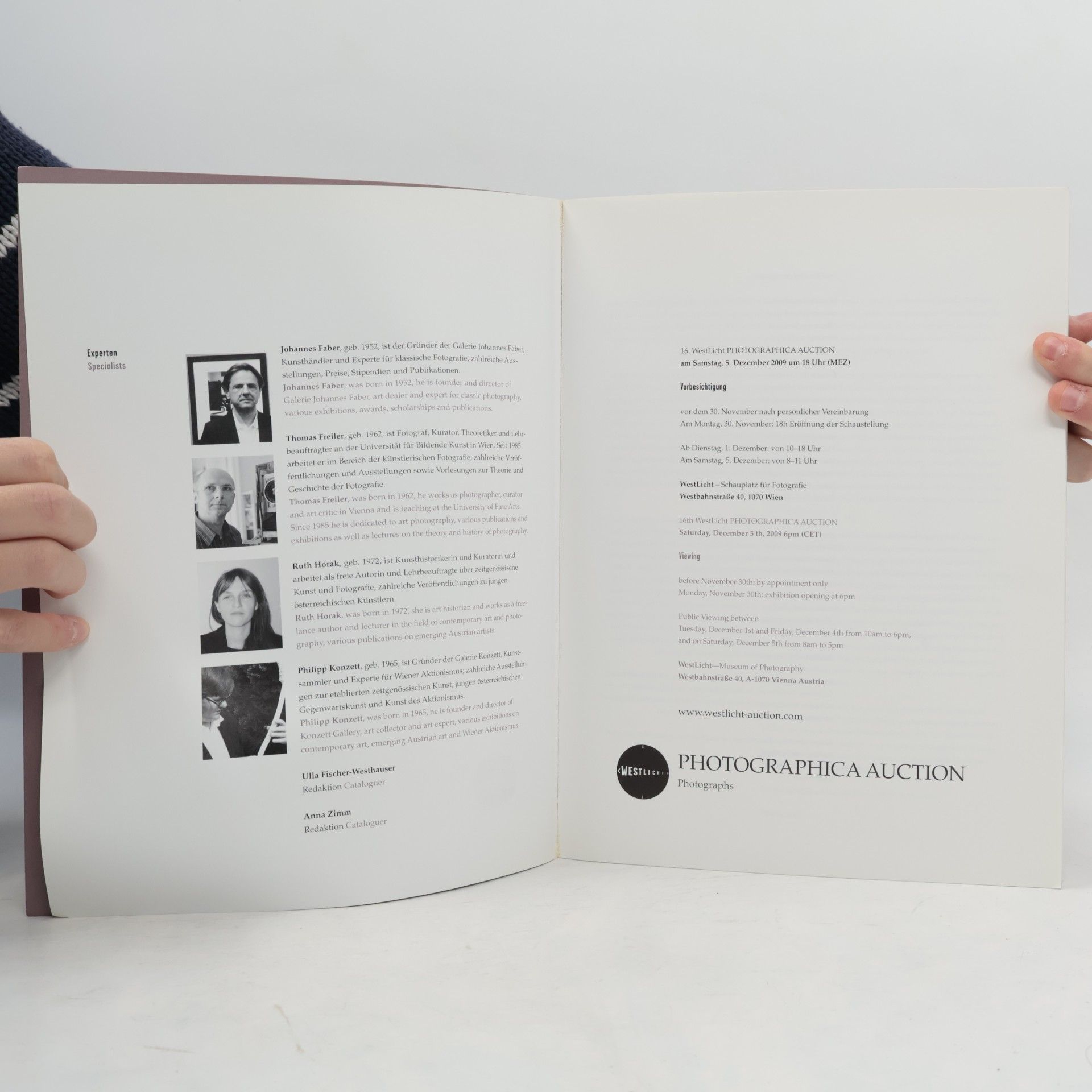 Collectif d'auteurs Photographica Auction