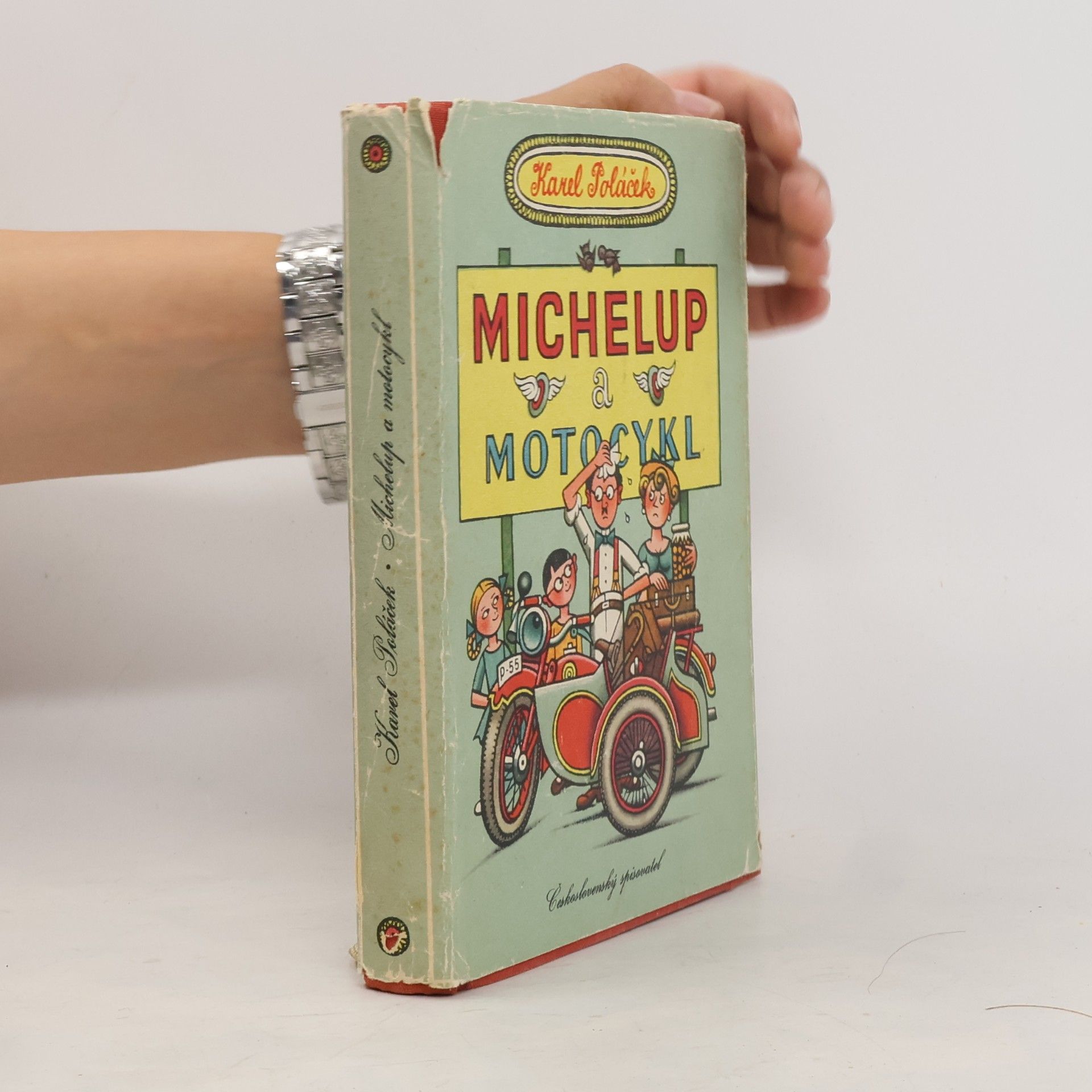 Karel Poláček Michelup a motocykl