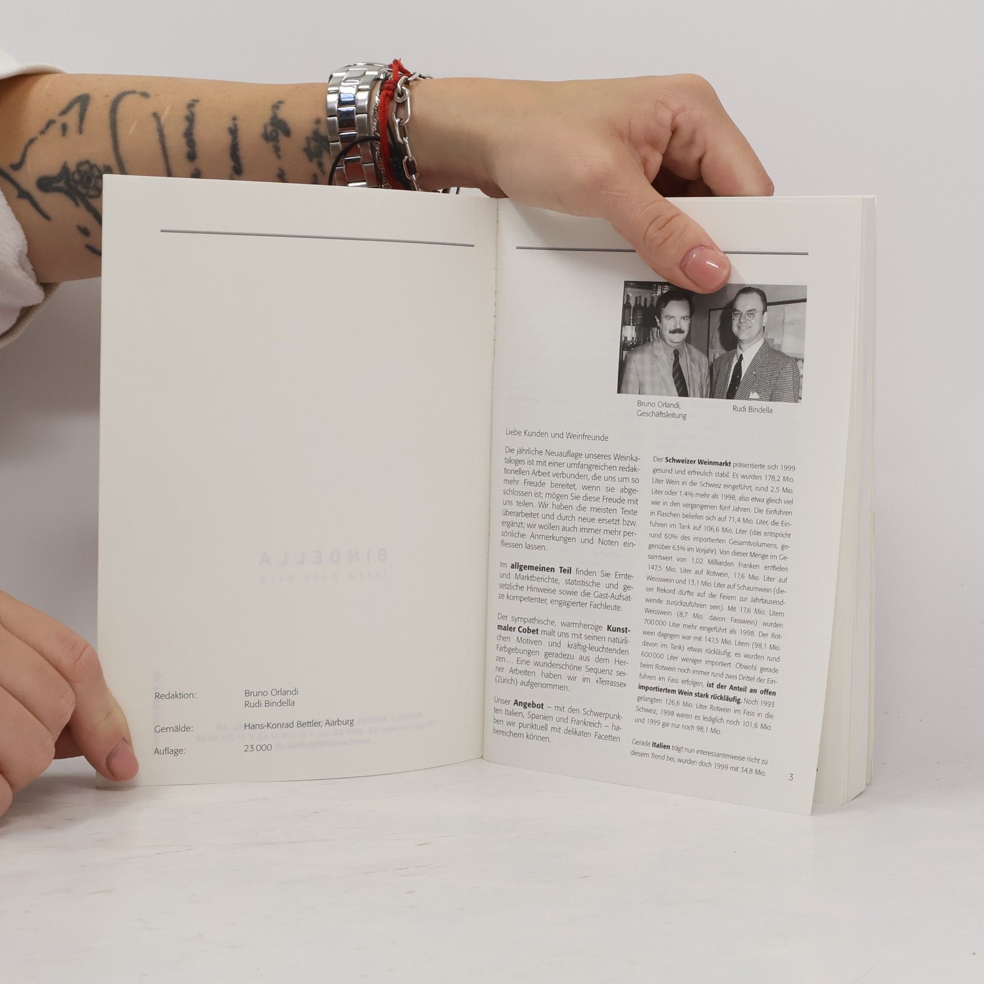 Autorenkollektiv Bindella. Terra vite vita 2000/01
