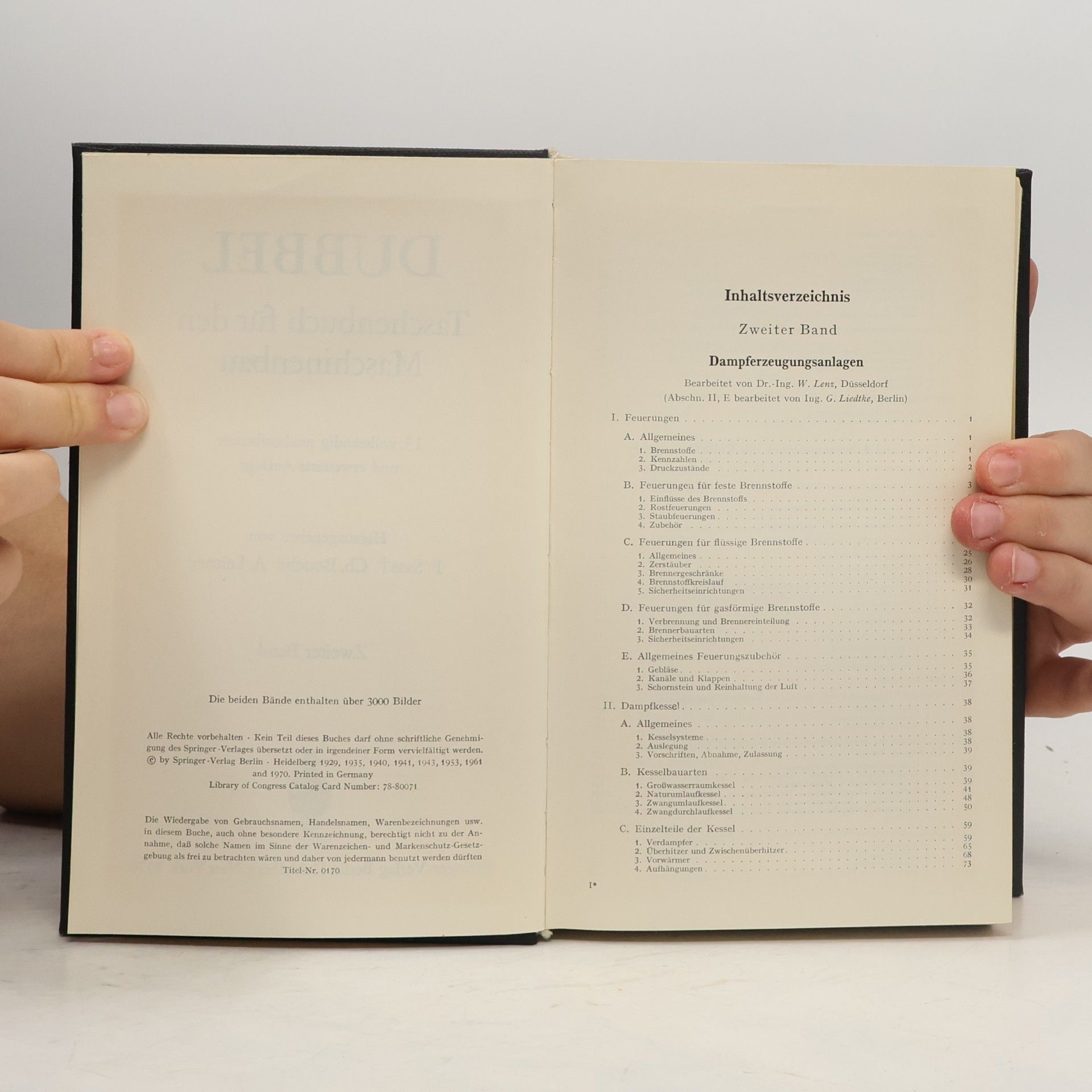 Heinrich Dubbel Taschenbuch für den Maschinenbau II