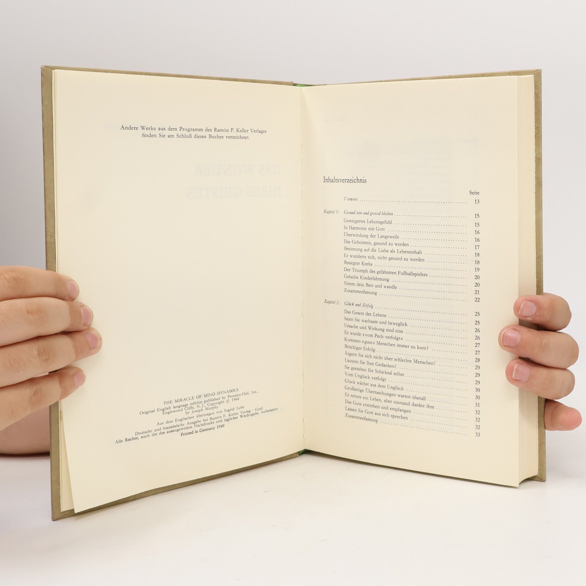 Joseph Murphy Das Wunder Ihres Geistes