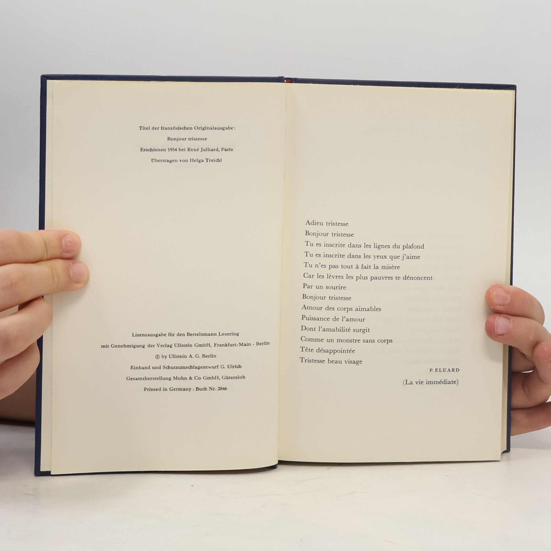 Françoise Sagan Bonjour tristesse