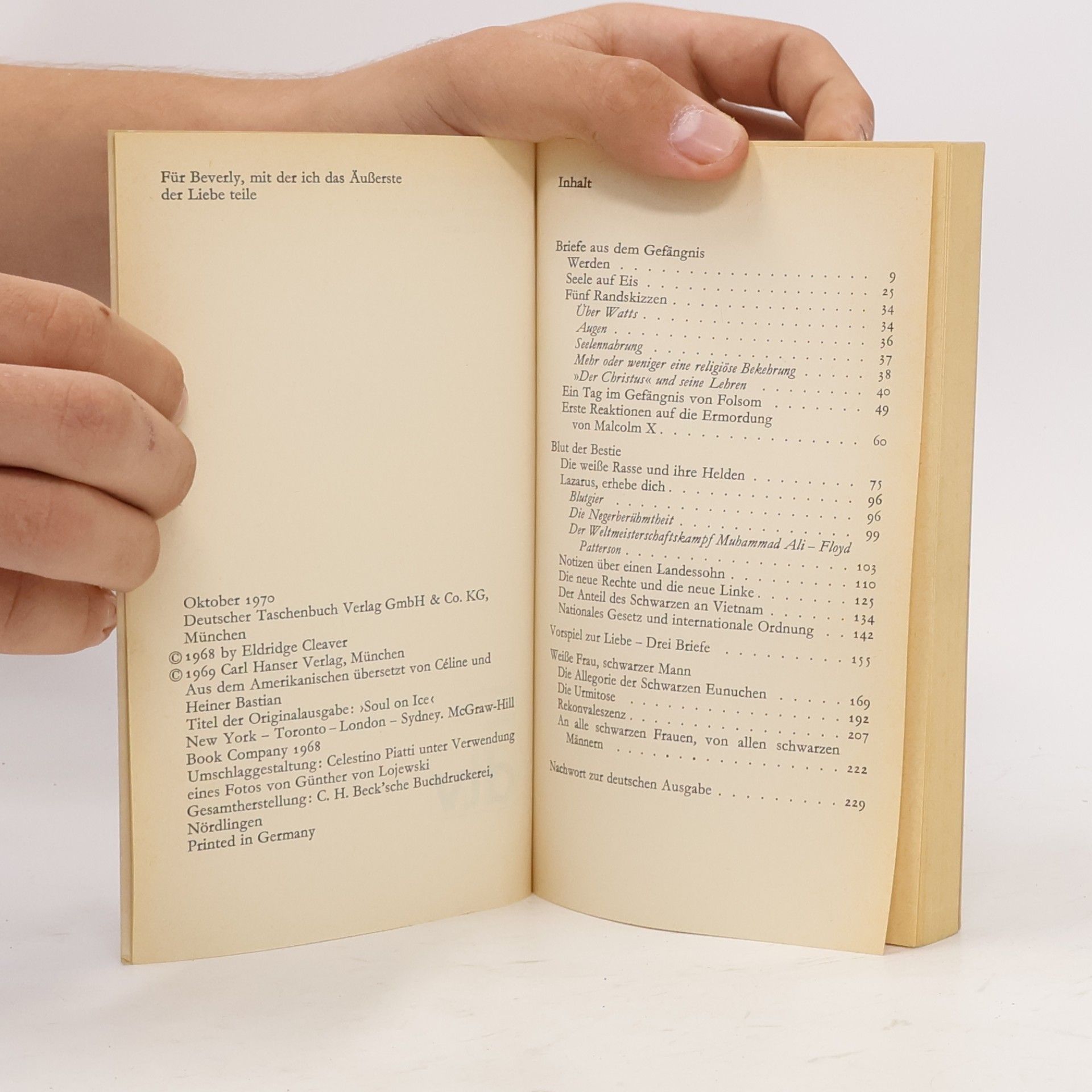 Eldridge Cleaver Seele auf Eis
