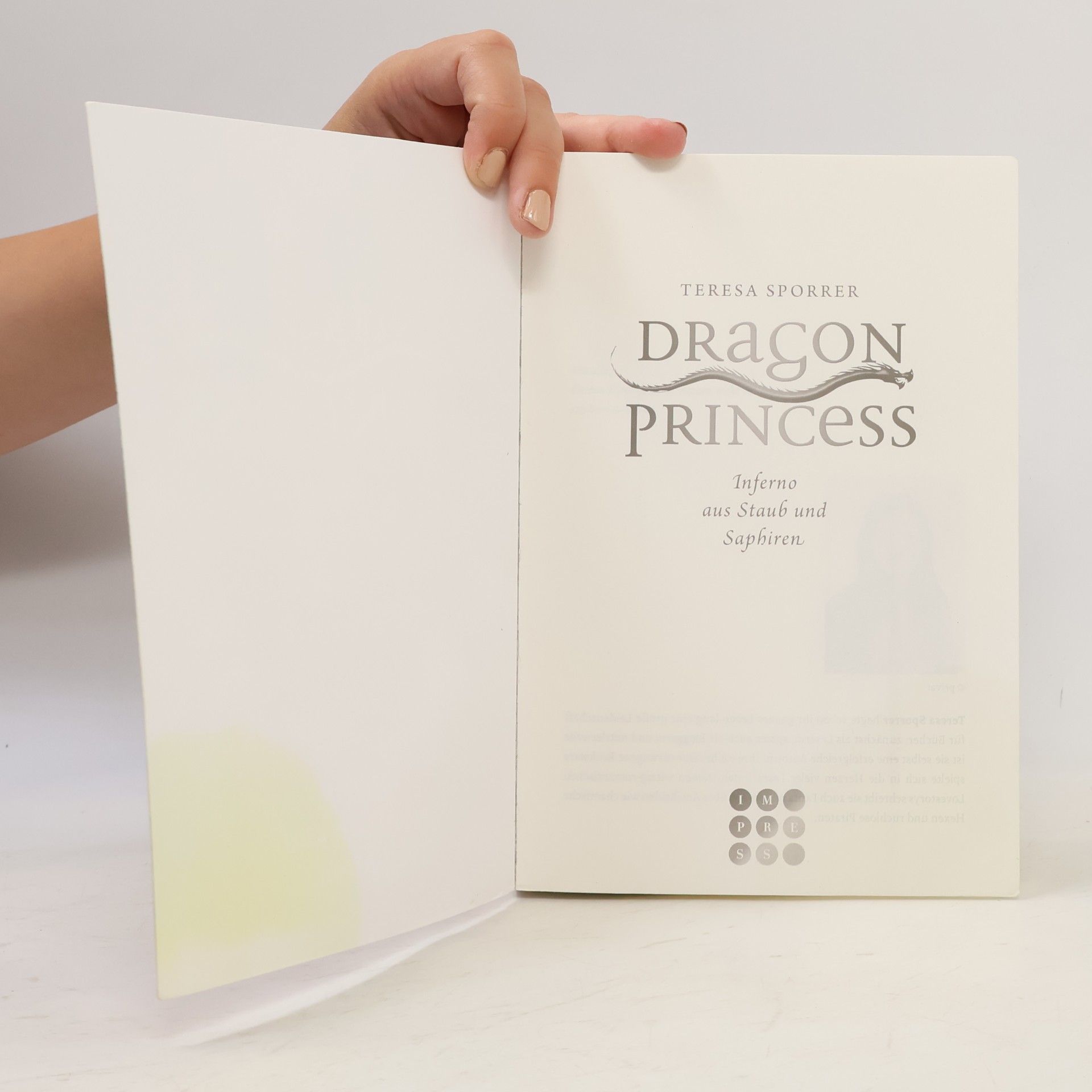 Teresa Sporrer Dragon Princess 2: Inferno aus Staub und Saphiren