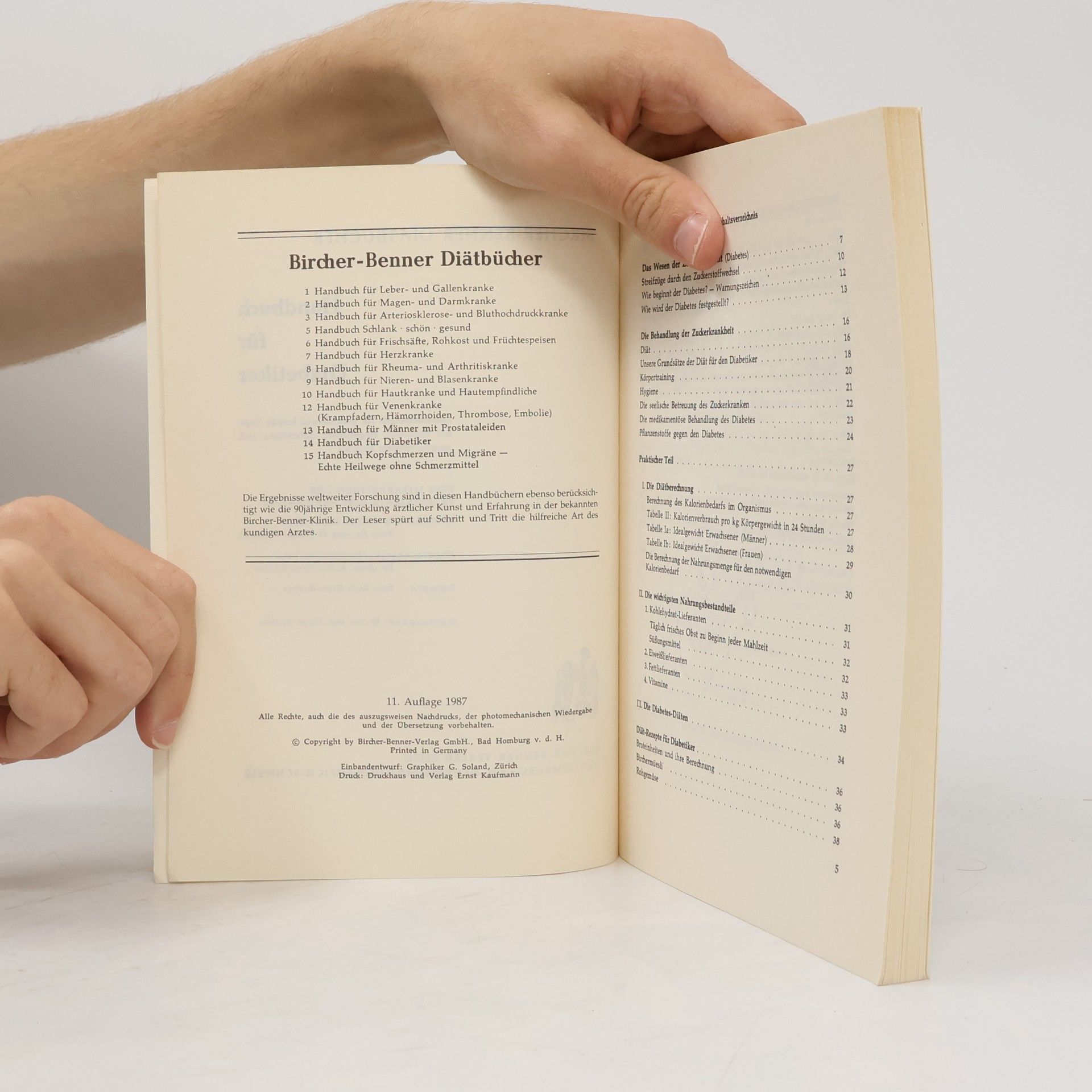 Autorenkollektiv Bircher-Benner Handbuch 14. Für Diabetiker