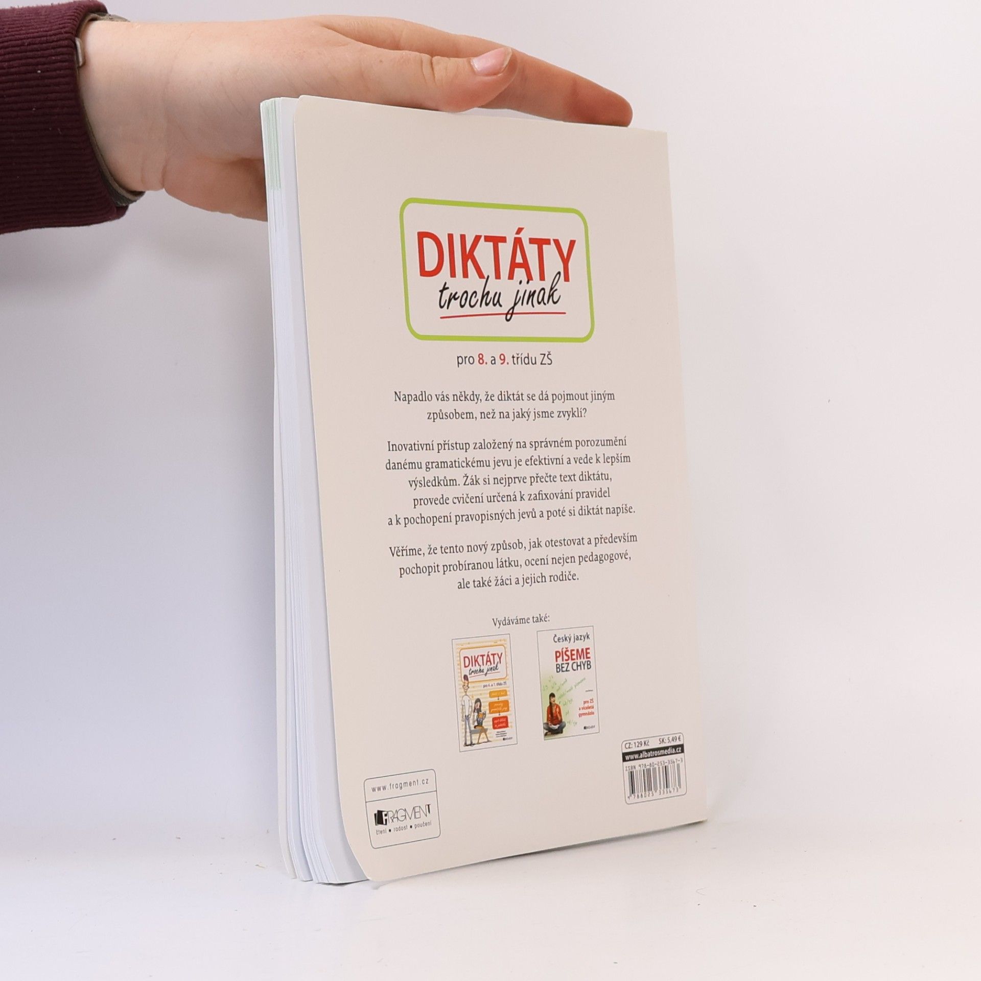 Růžena Hníková Diktáty trochu jinak pro 8. a 9. třídu ZŠ