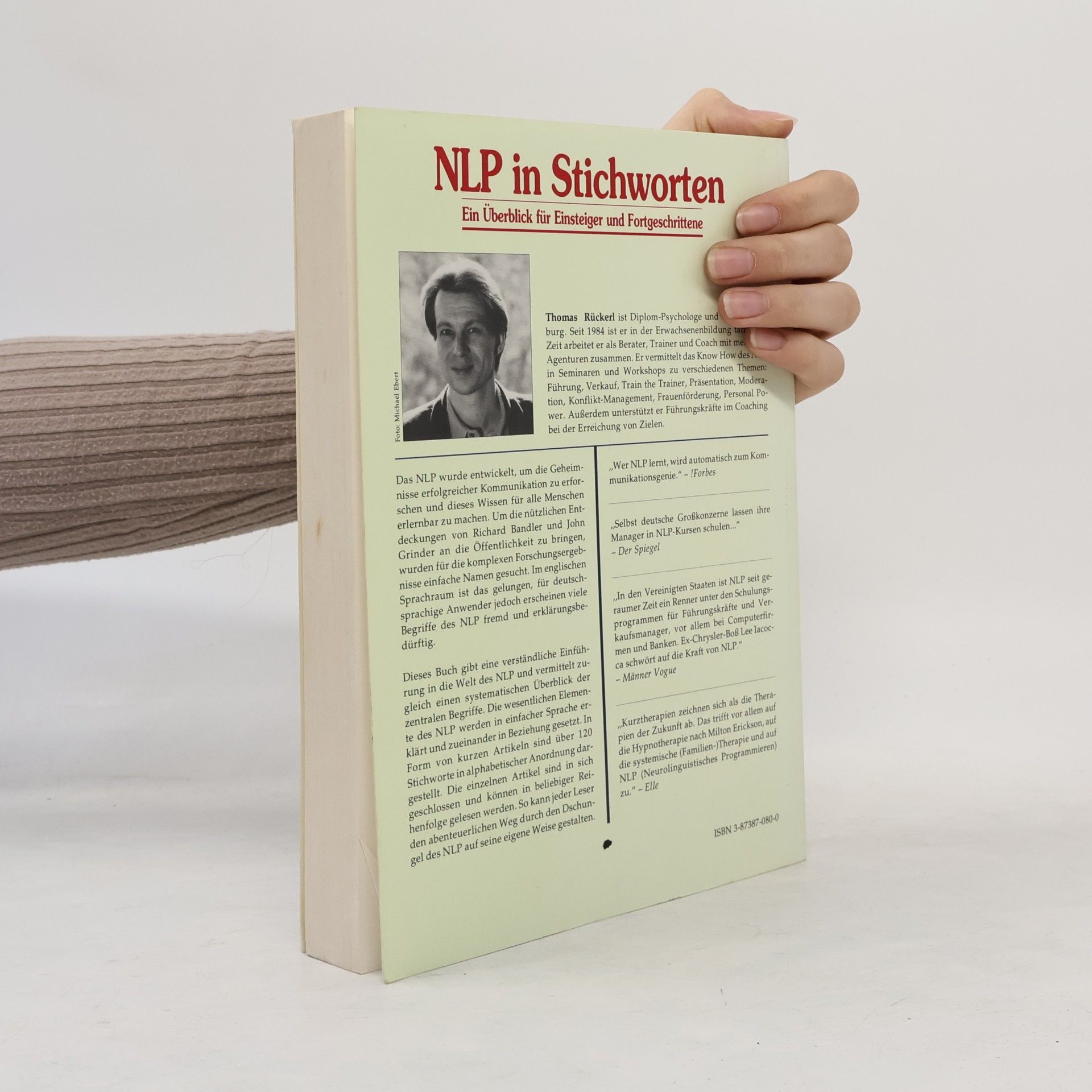 Thomas Rückerl NLP in Stichworten