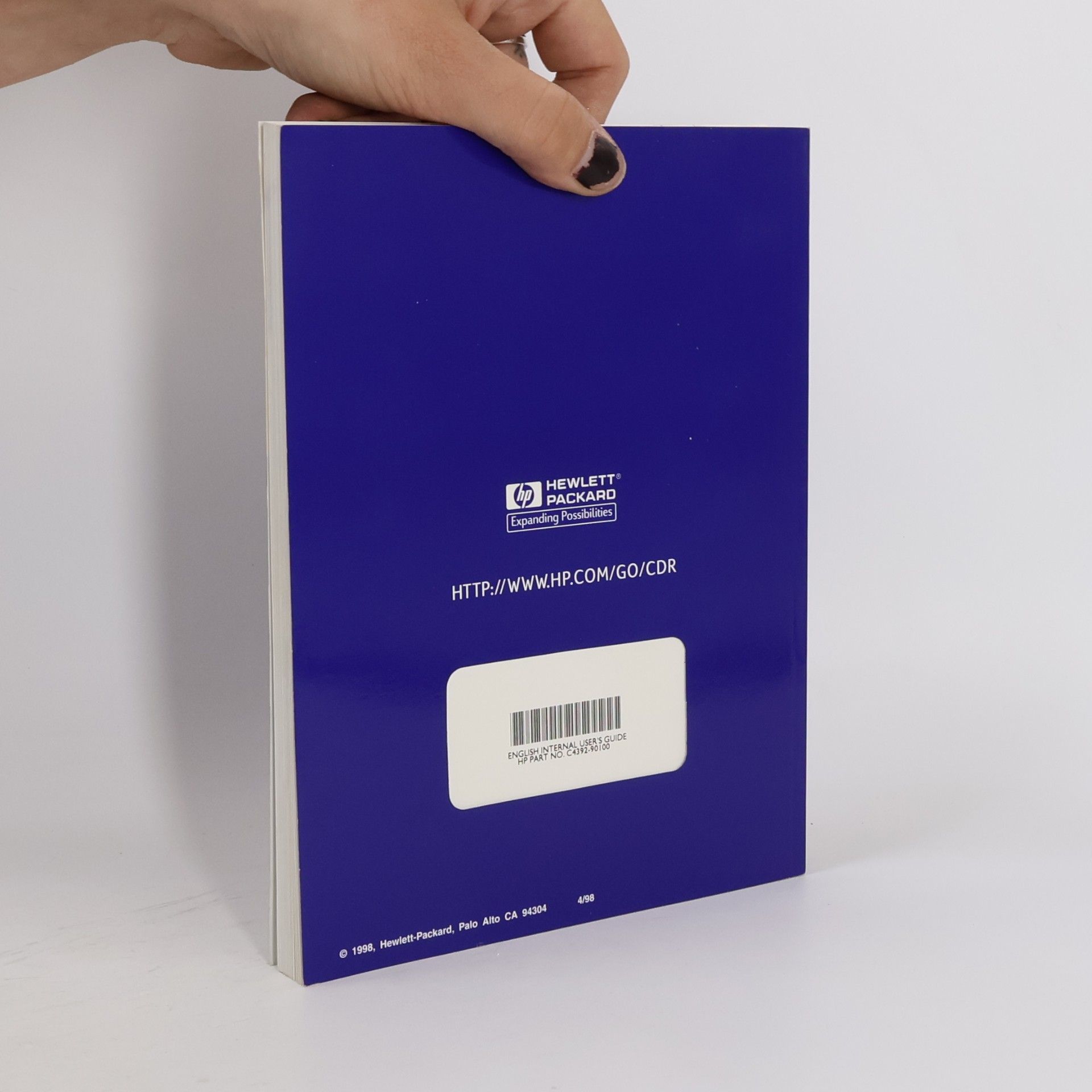 AA.VV. HP SureStore CD-Writer Plus User's Guide