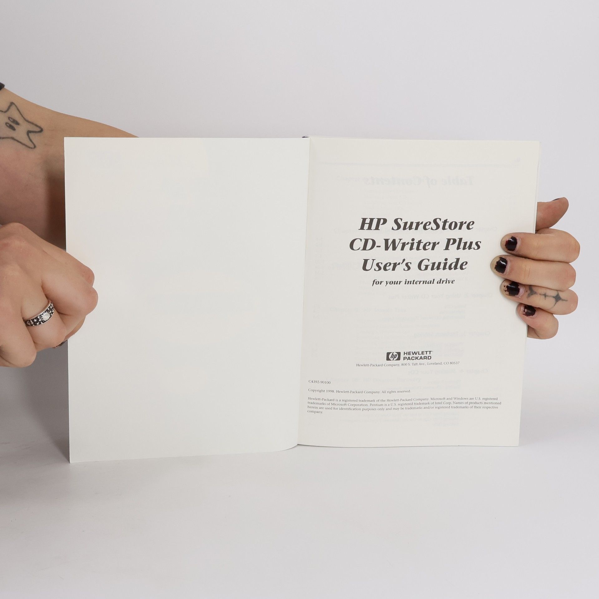 AA.VV. HP SureStore CD-Writer Plus User's Guide
