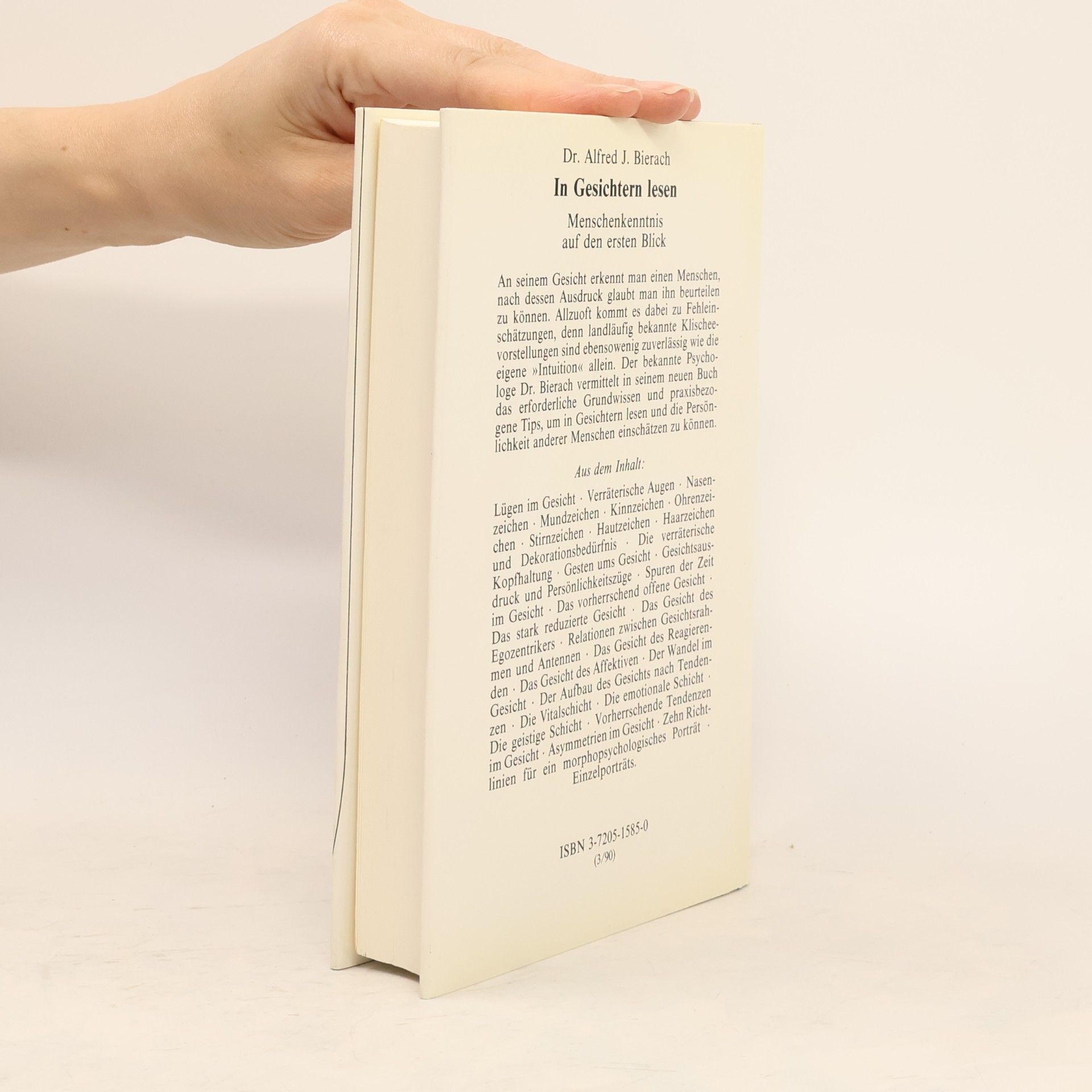 Alfred J. Bierach In Gesichtern lesen