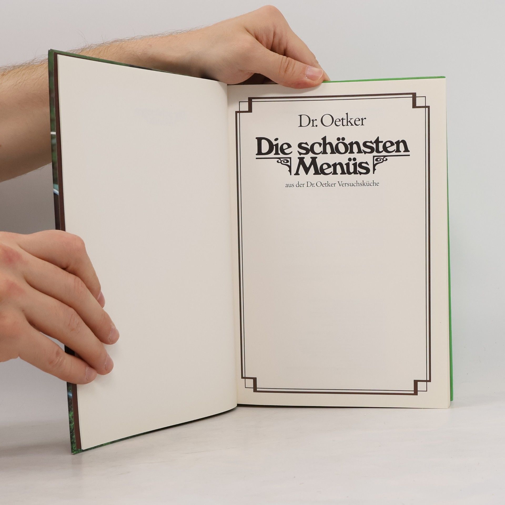 Various authors Die schönsten Menüs