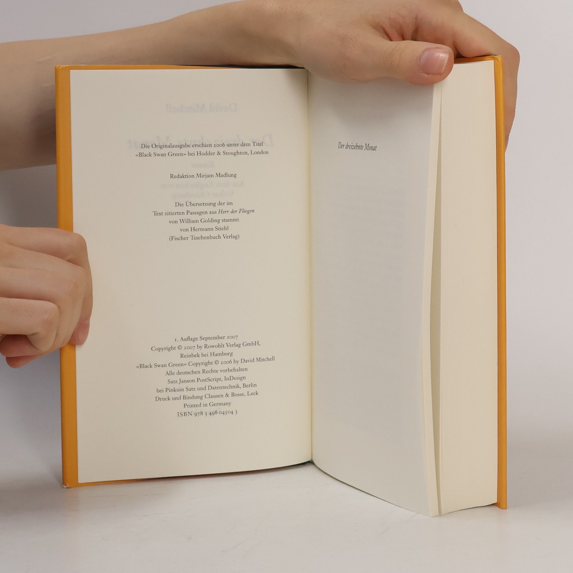 David Mitchell Der dreizehnte Monat