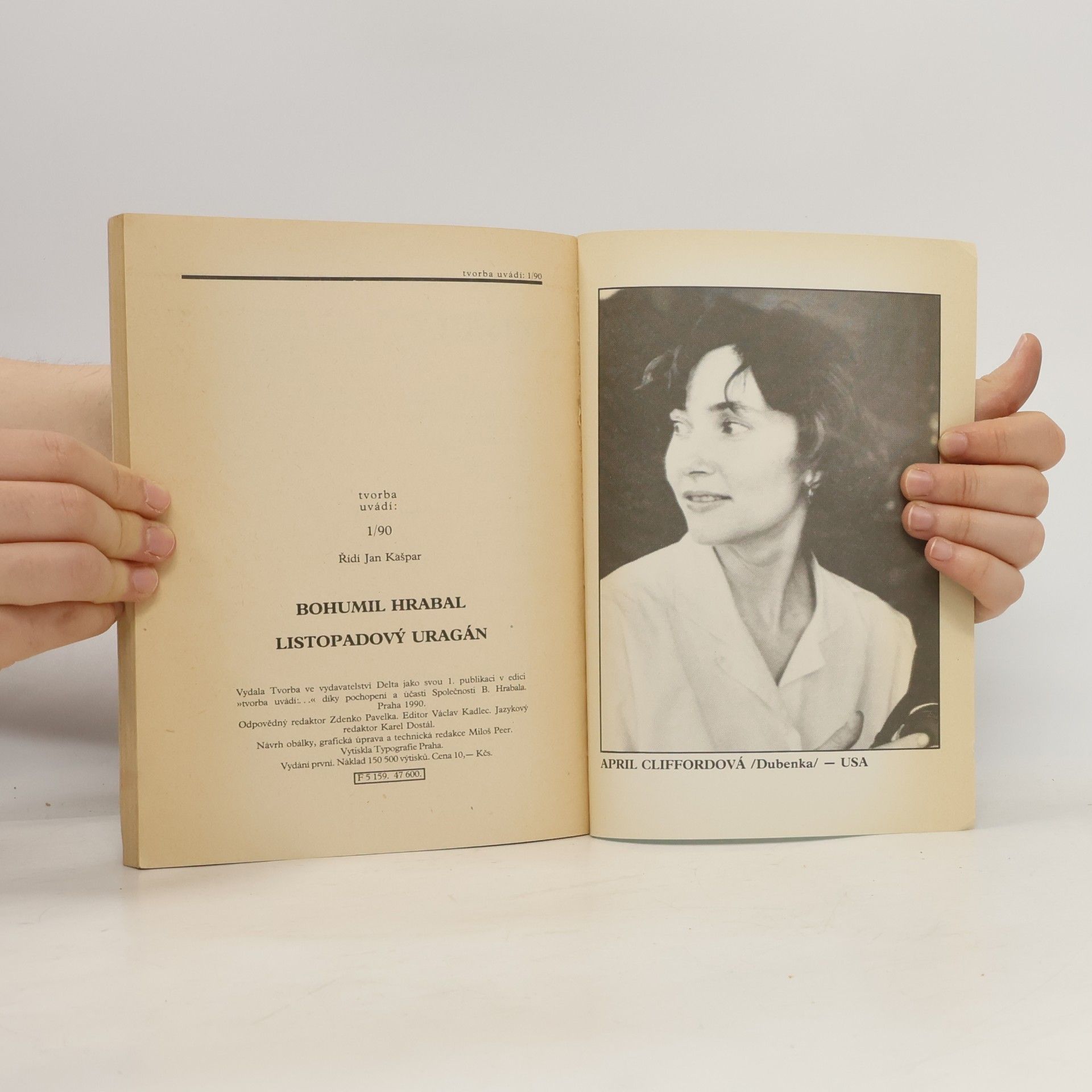 Bohumil Hrabal Listopadový uragán