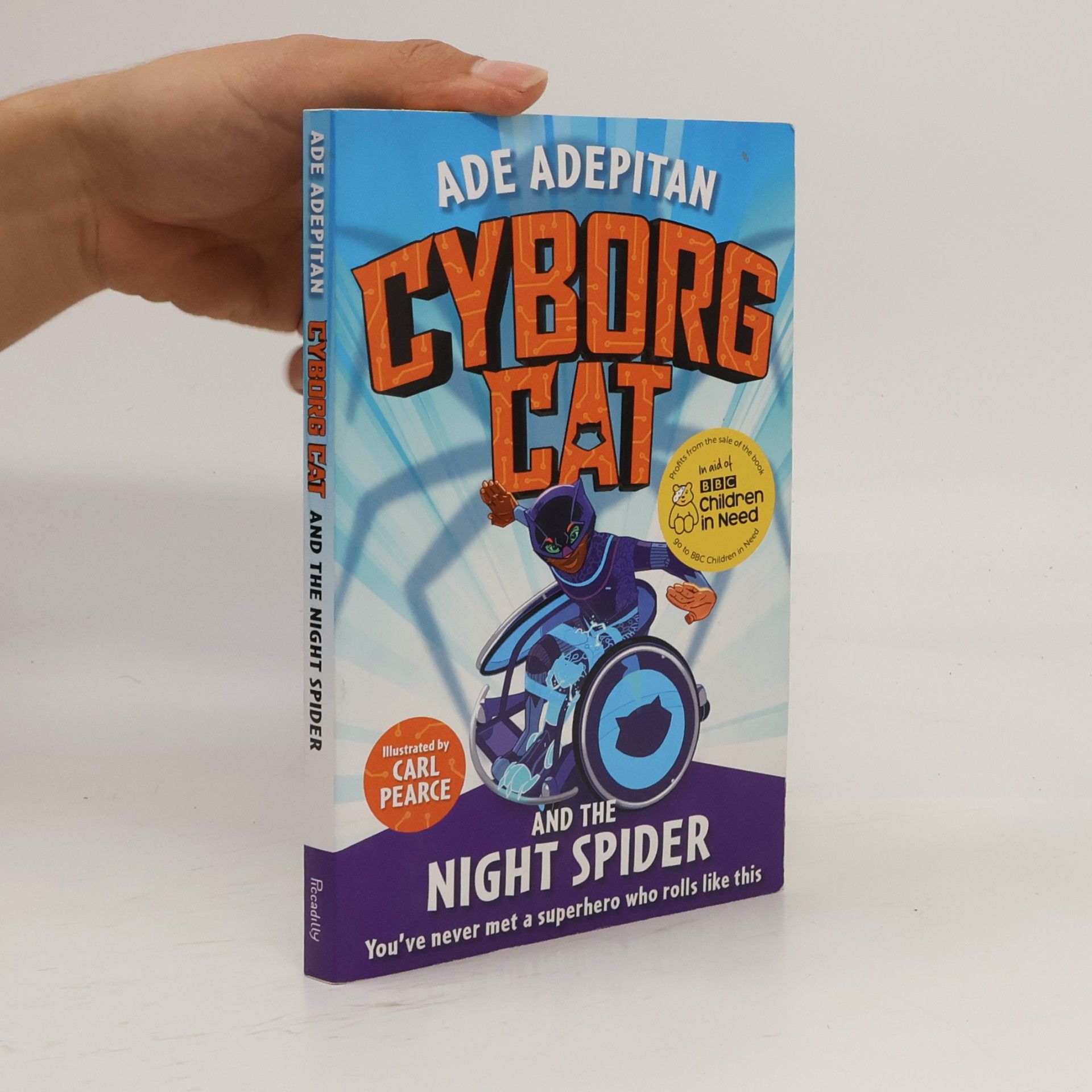 Ade Adepitan Cyborg Cat and the Night Spider