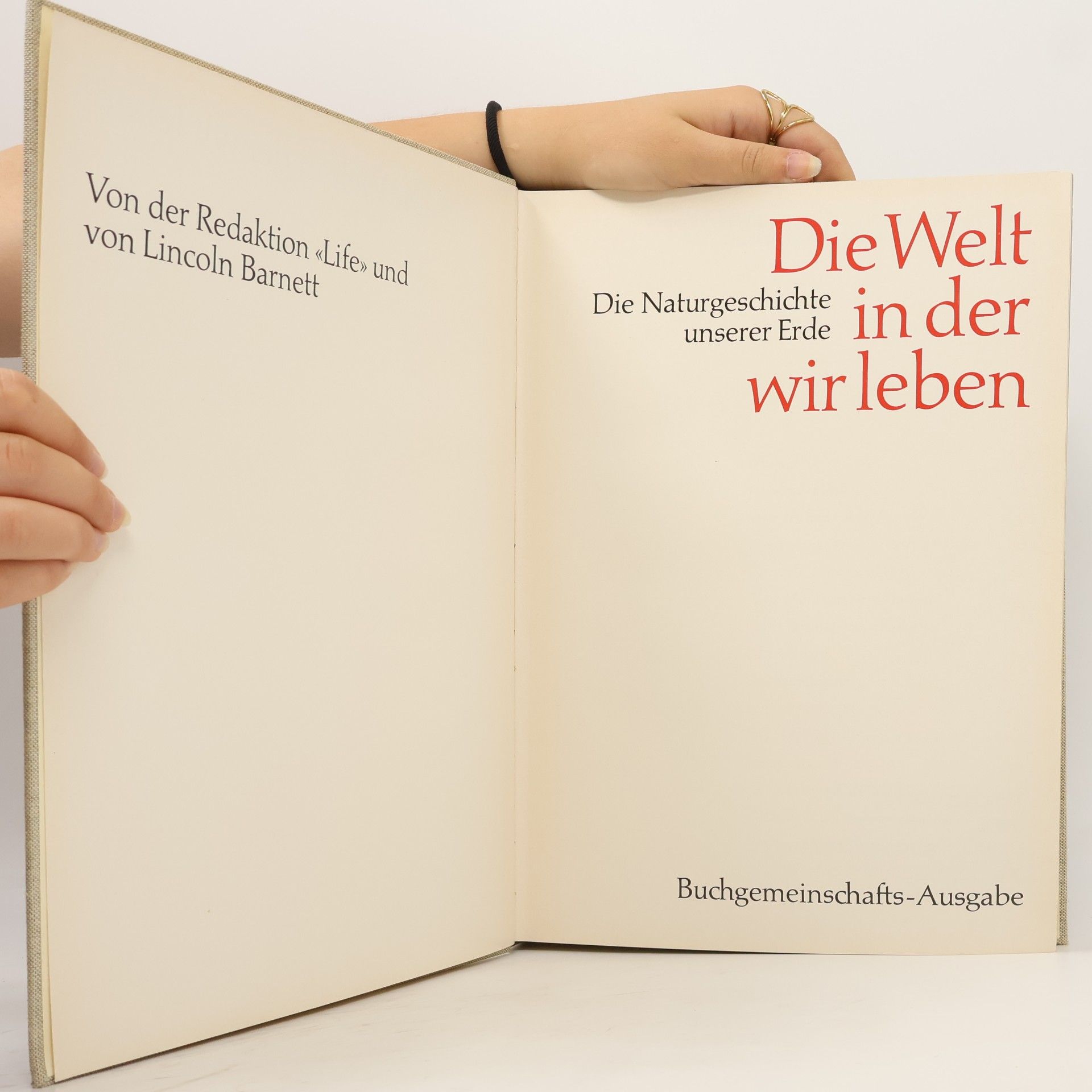 Collectif d'auteurs Die Welt in der wir leben