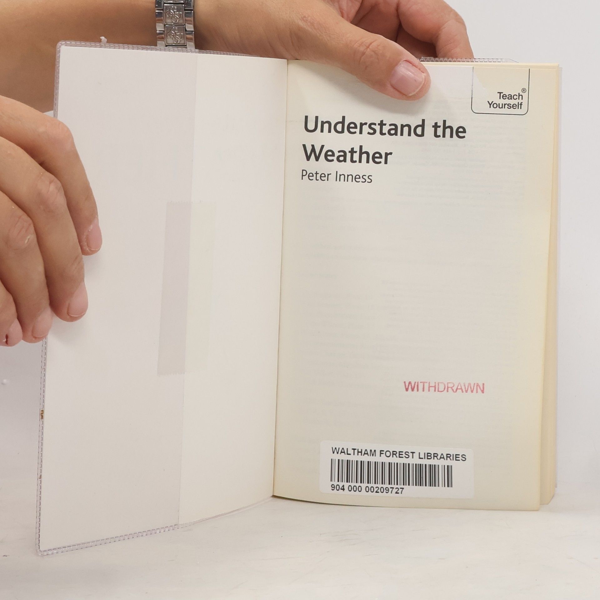 Peter Inness Understand The Weather: Teach Yourself