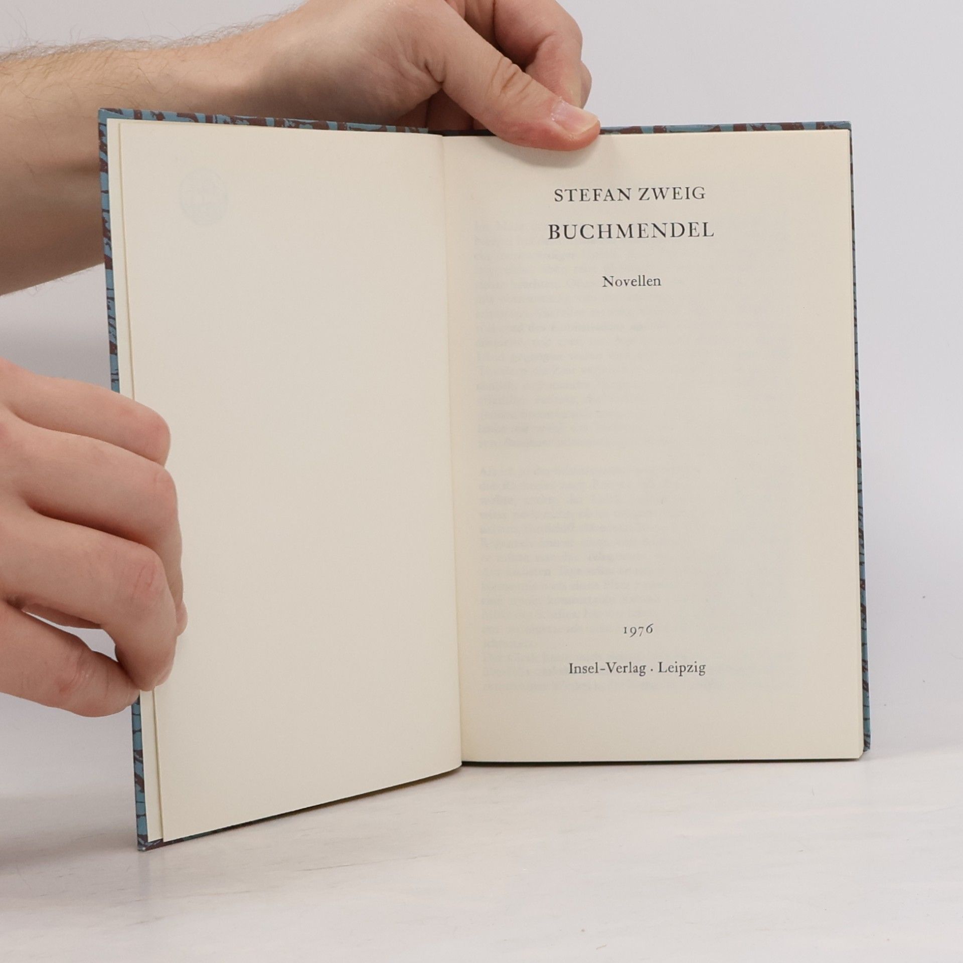 Stefan Zweig Buchmendel