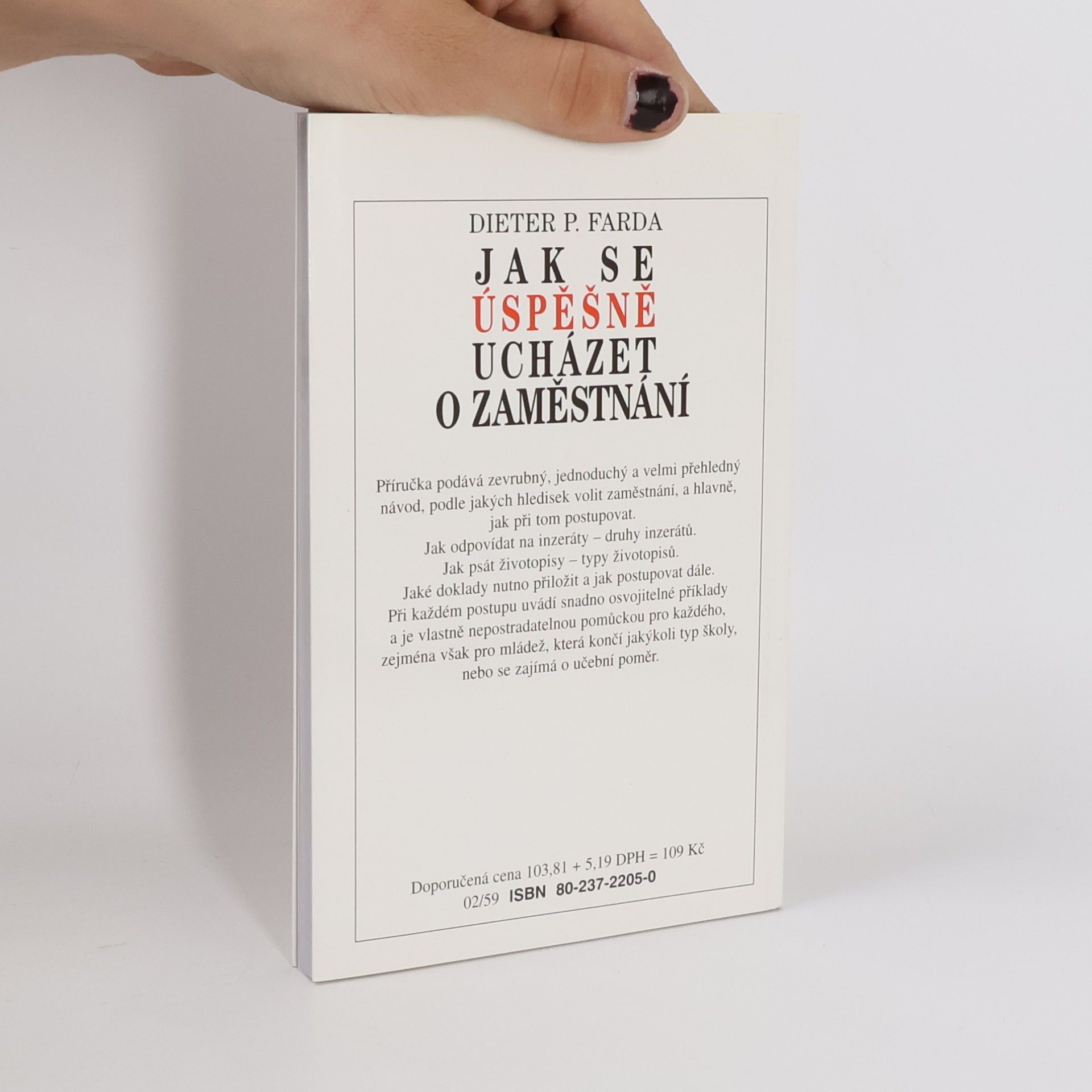 Dieter P. Farda Jak se úspěšně ucházet o zaměstnání