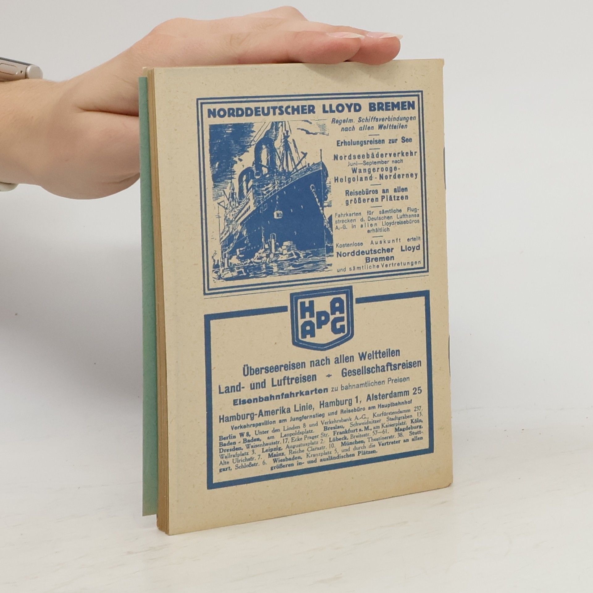 kolektiv Flugplan Sommer 1926