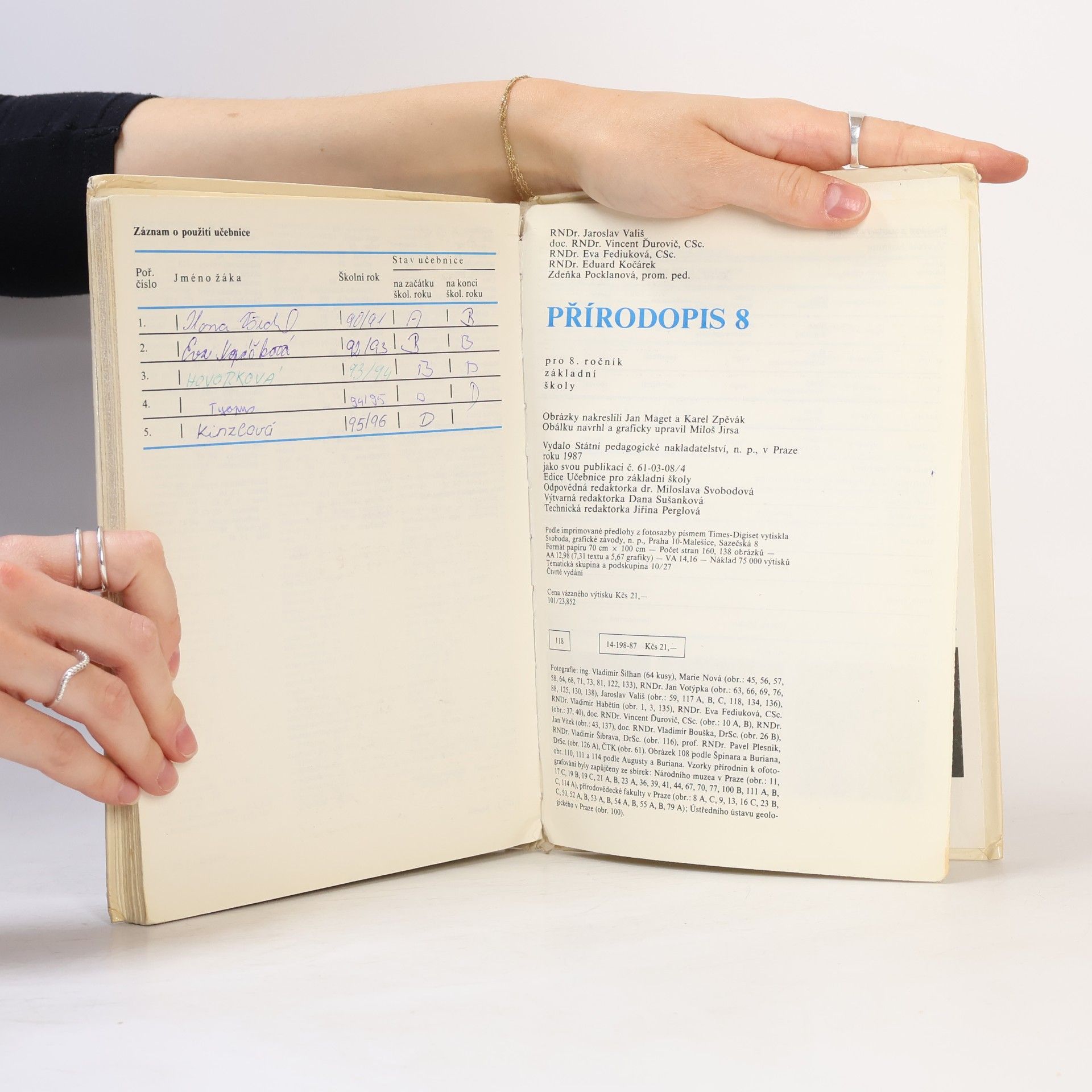 Collectif d'auteurs Přírodopis 8