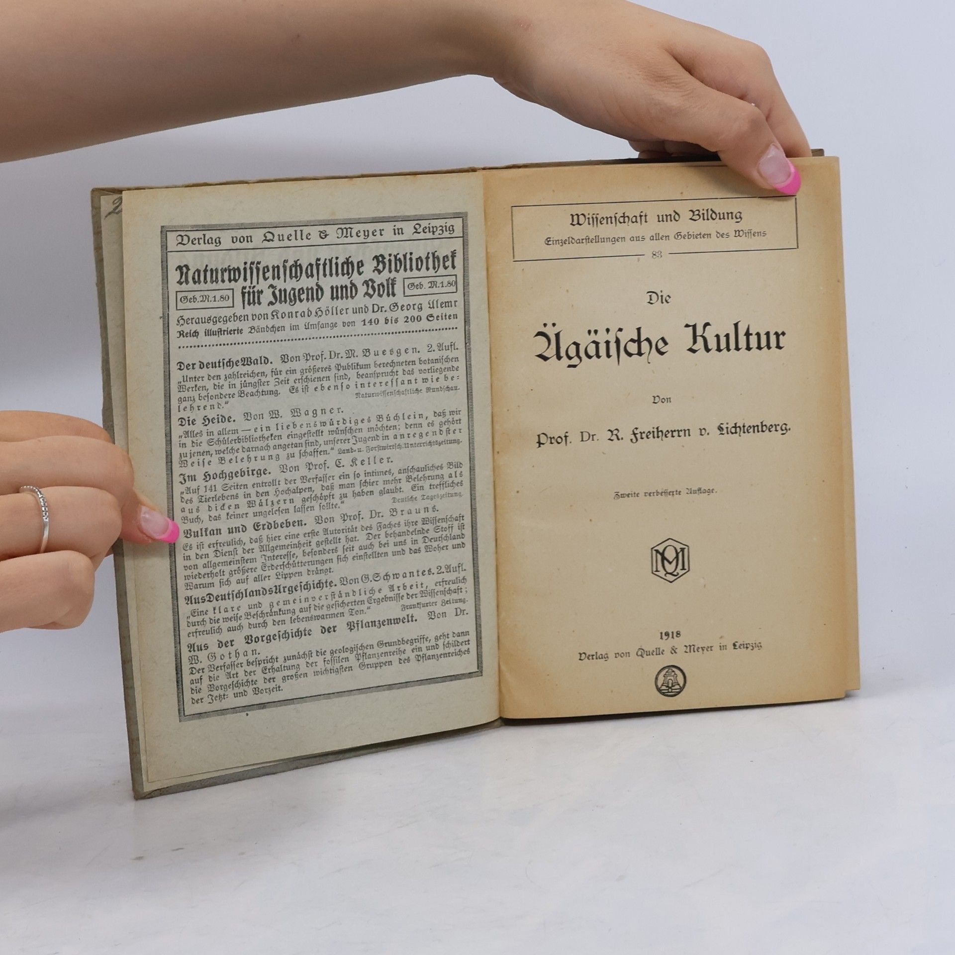 Reinhold Freiherr von Lichtenberg Die Ägäische Kultur