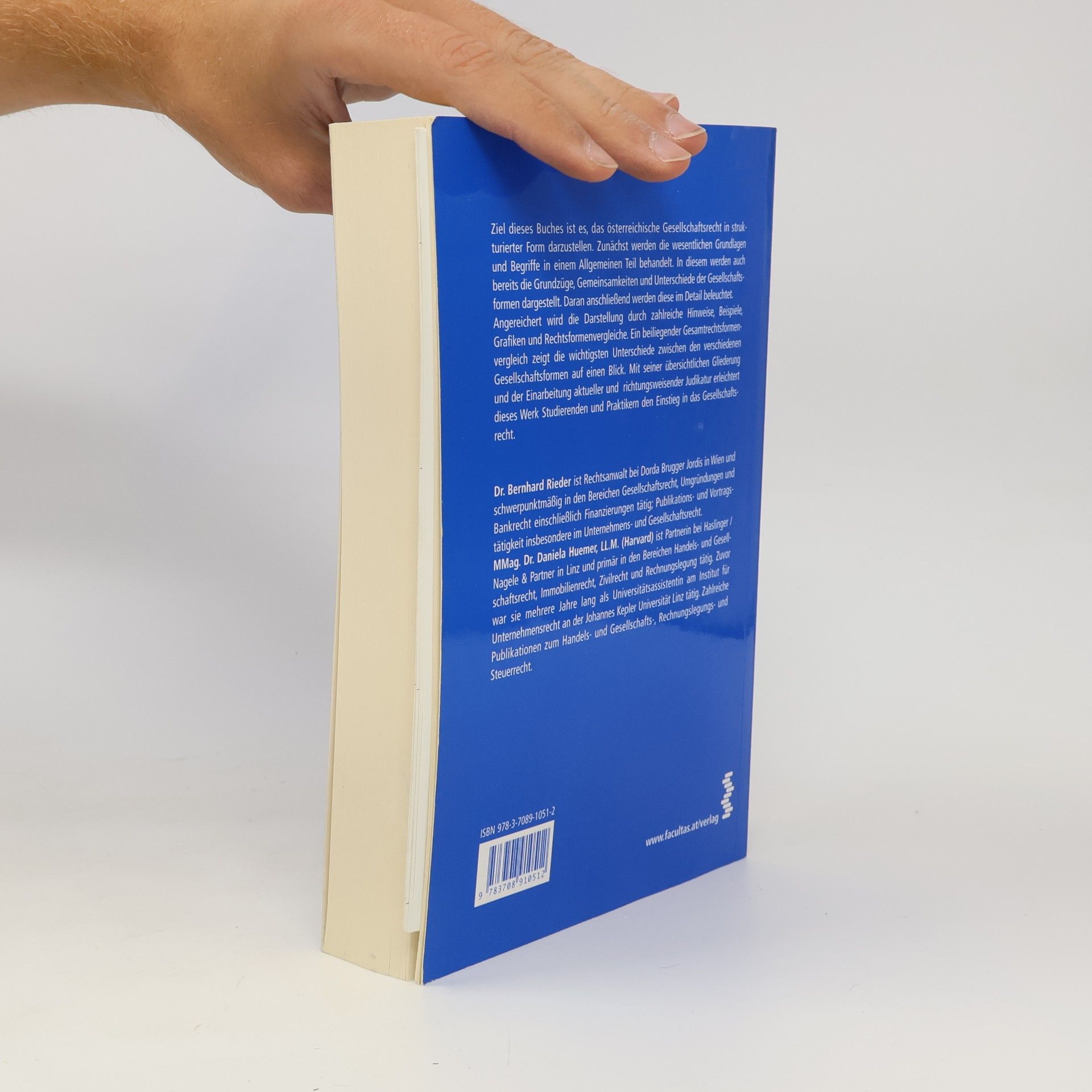Bernhard Rieder Gesellschaftsrecht 3., überarbeitete Auflage - Mit Poster: Rechtsformenvergleich