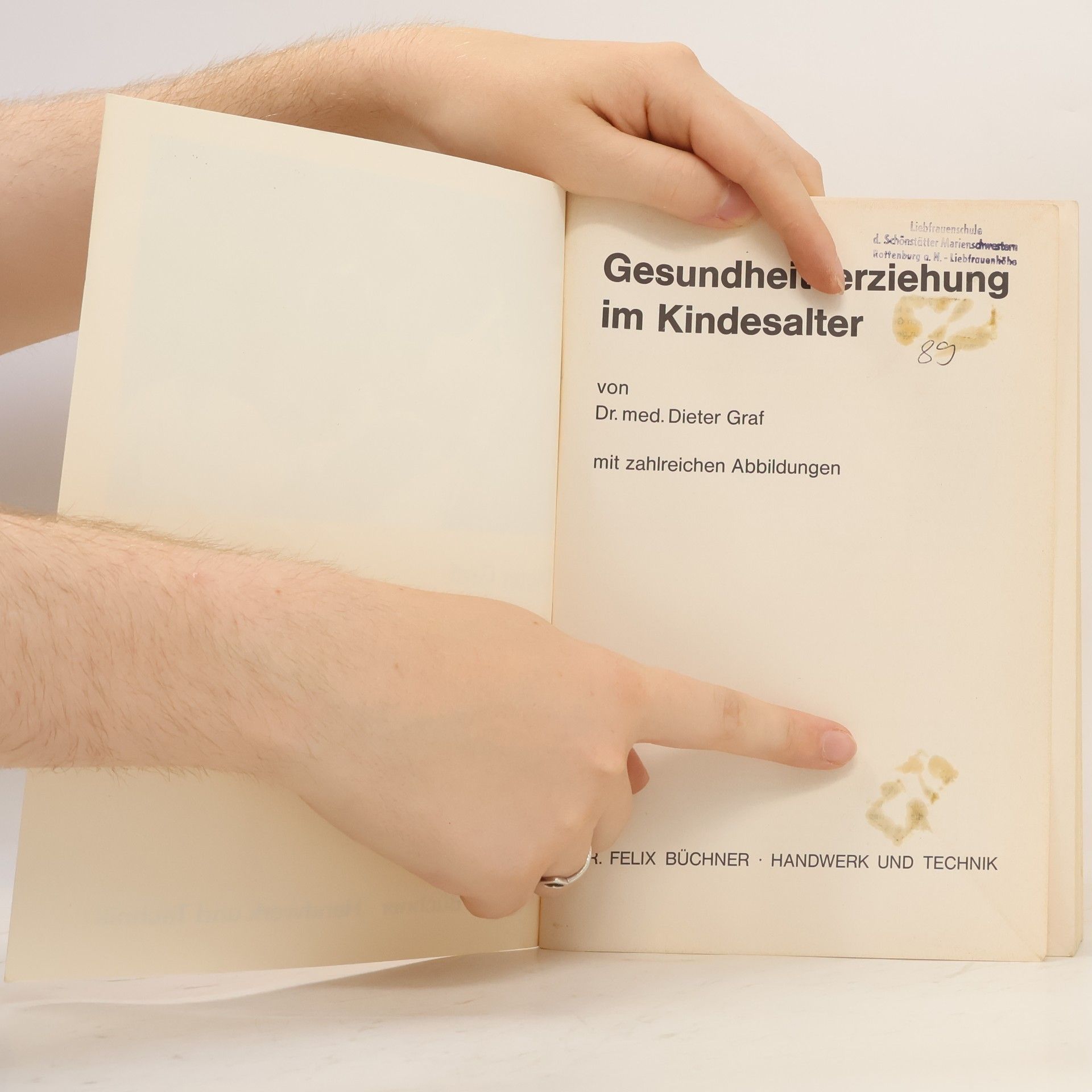 Klaus-Dieter Graf Gesundheitserziehung im Kindesalter