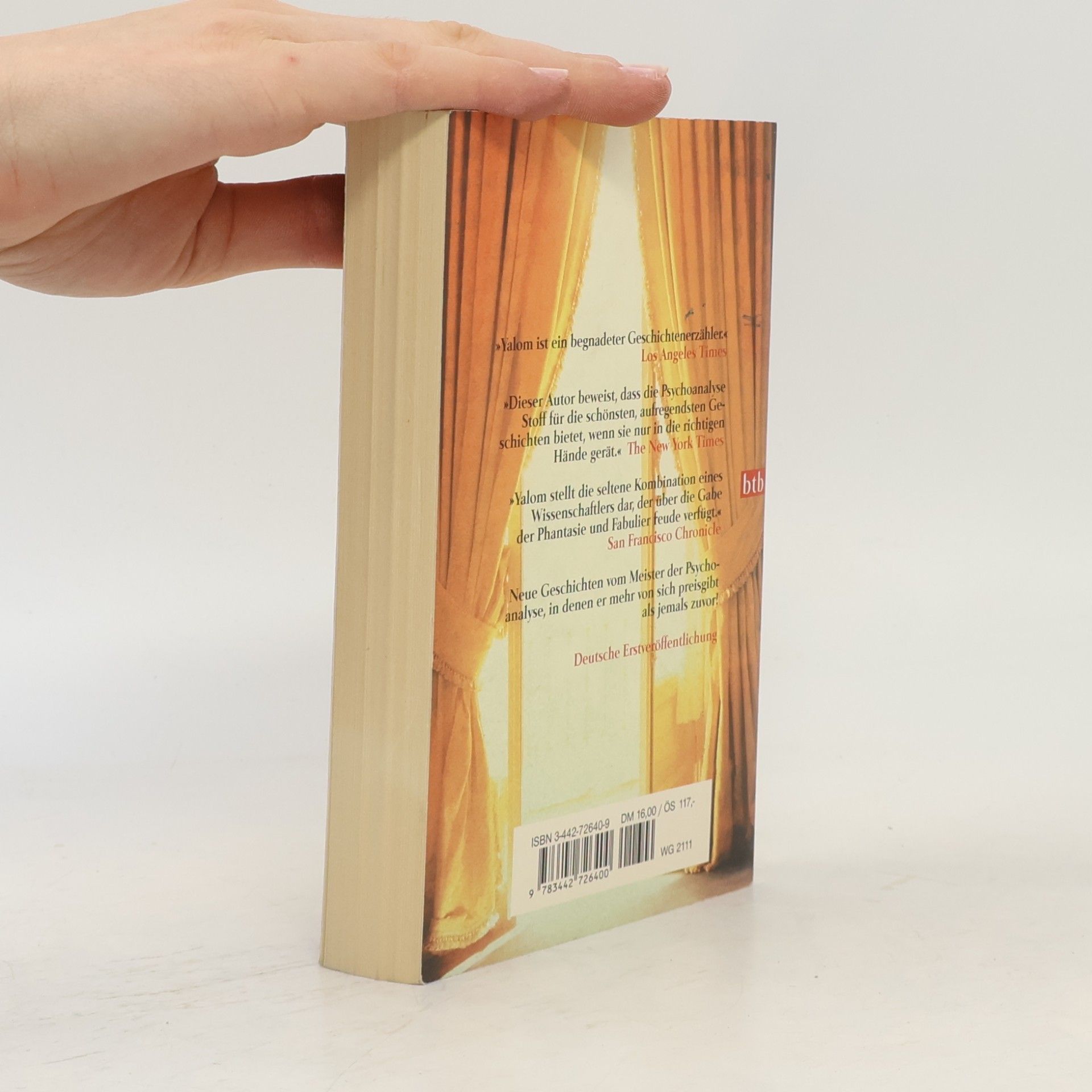 Irvin Yalom Die Reise mit Paula