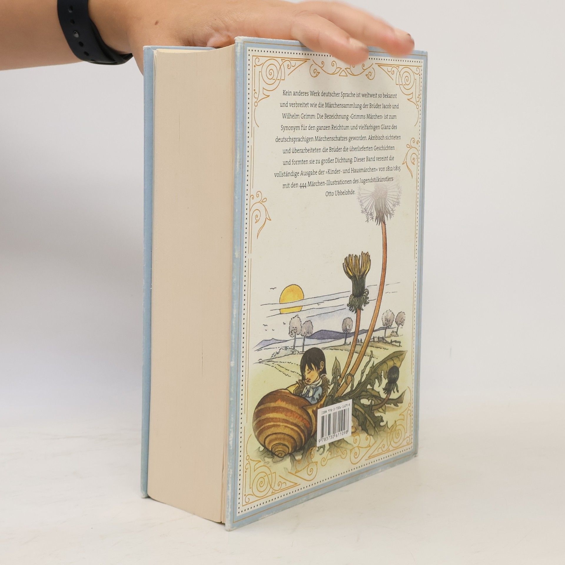 Jacob Grimm Grimms Märchen - vollständige und illustrierte Schmuckausgabe mit Goldprägung