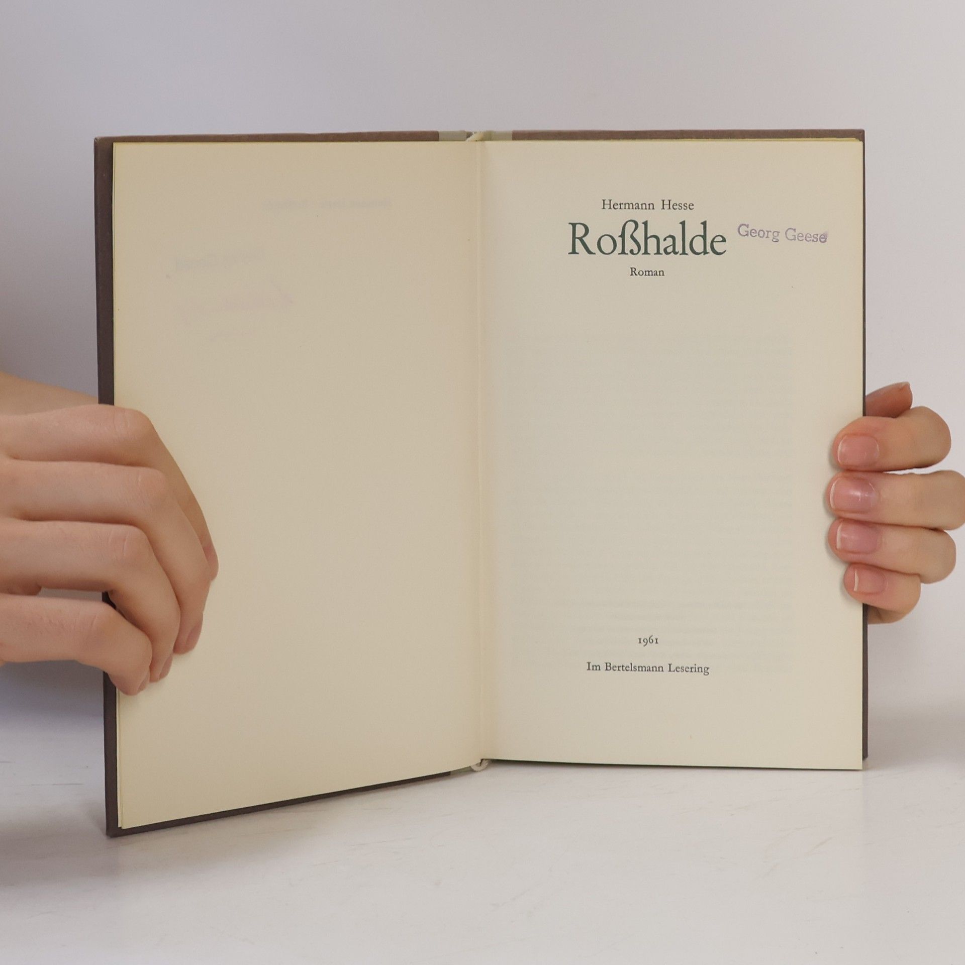 Hermann Hesse Roßbalde