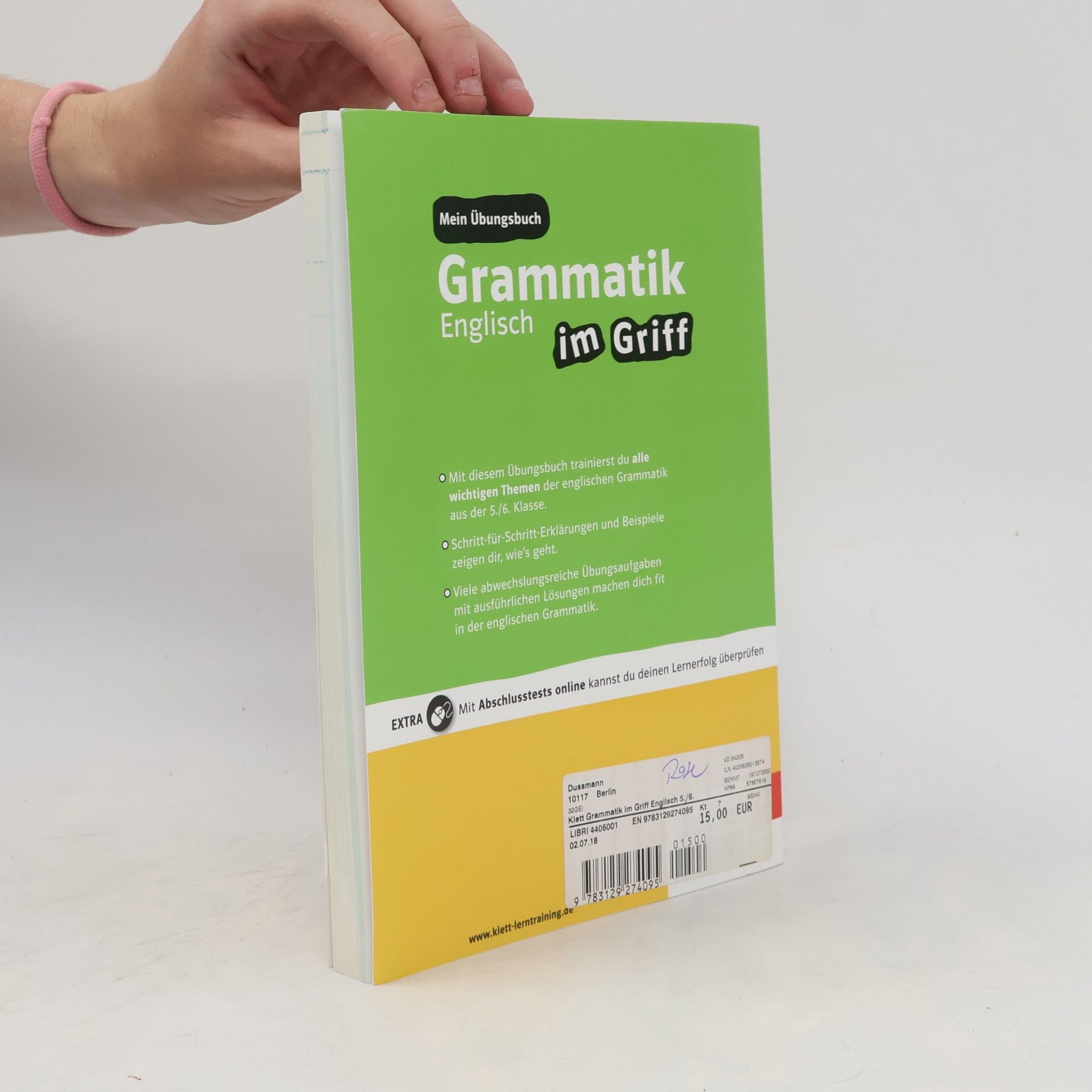 Petra Lihocky Klett Grammatik im Griff Englisch 5./6. Klasse