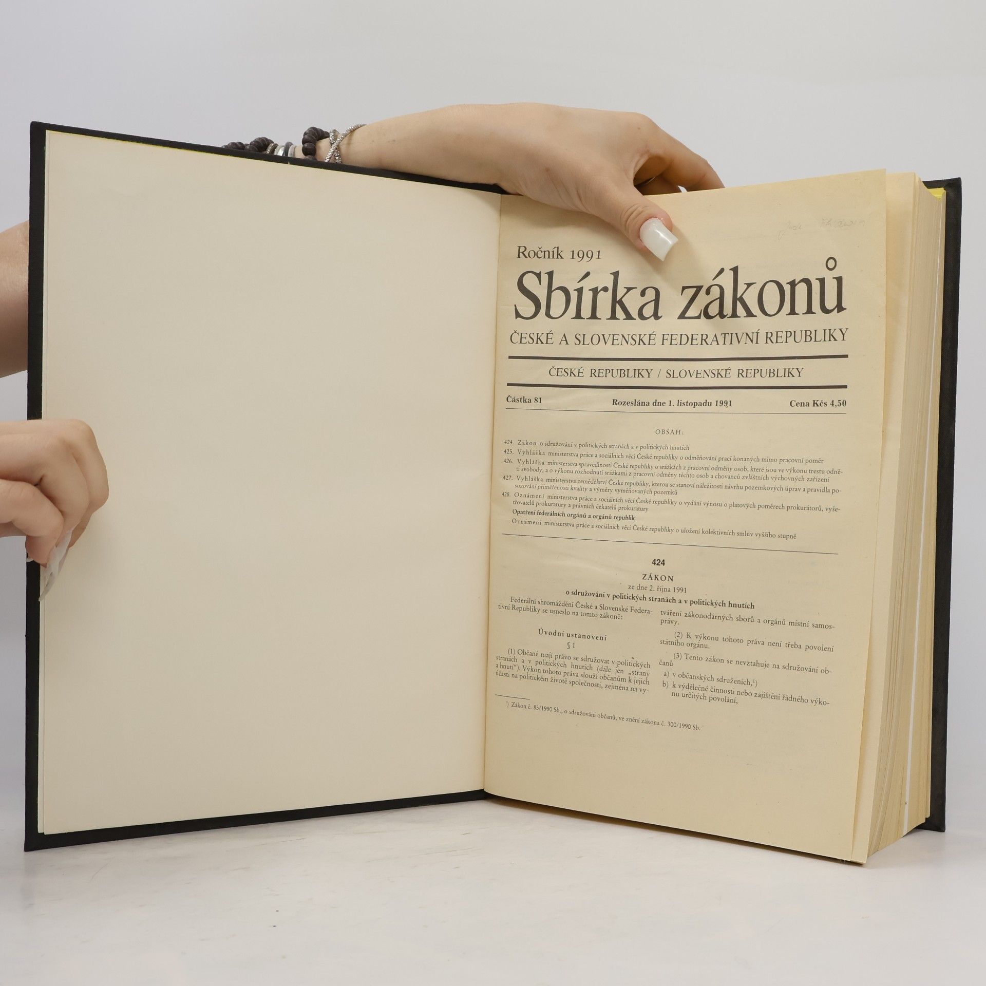 kolektiv Sbírka zákonů České a Slovenské federativní republiky 81