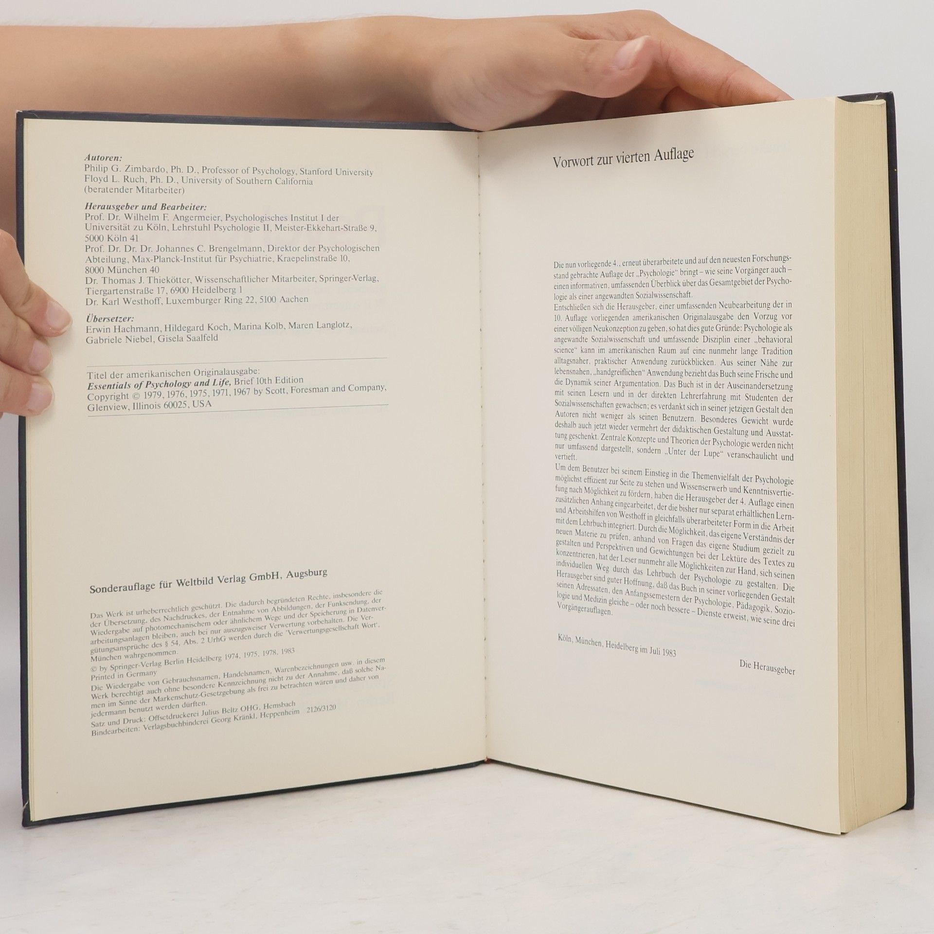 P. G. Zimbardo Psychologie