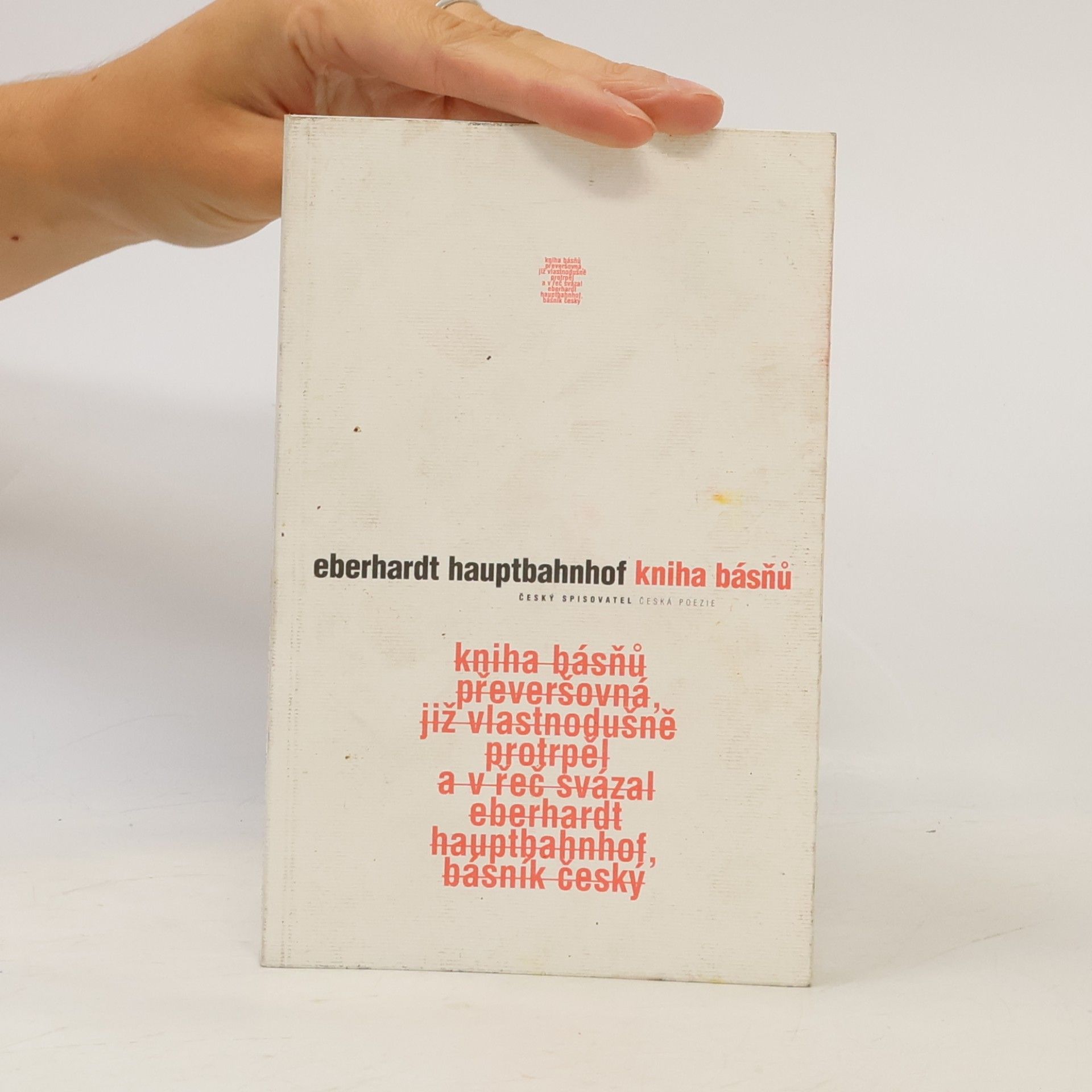 Hauptbahnhof Eberhardt Kniha básňů
