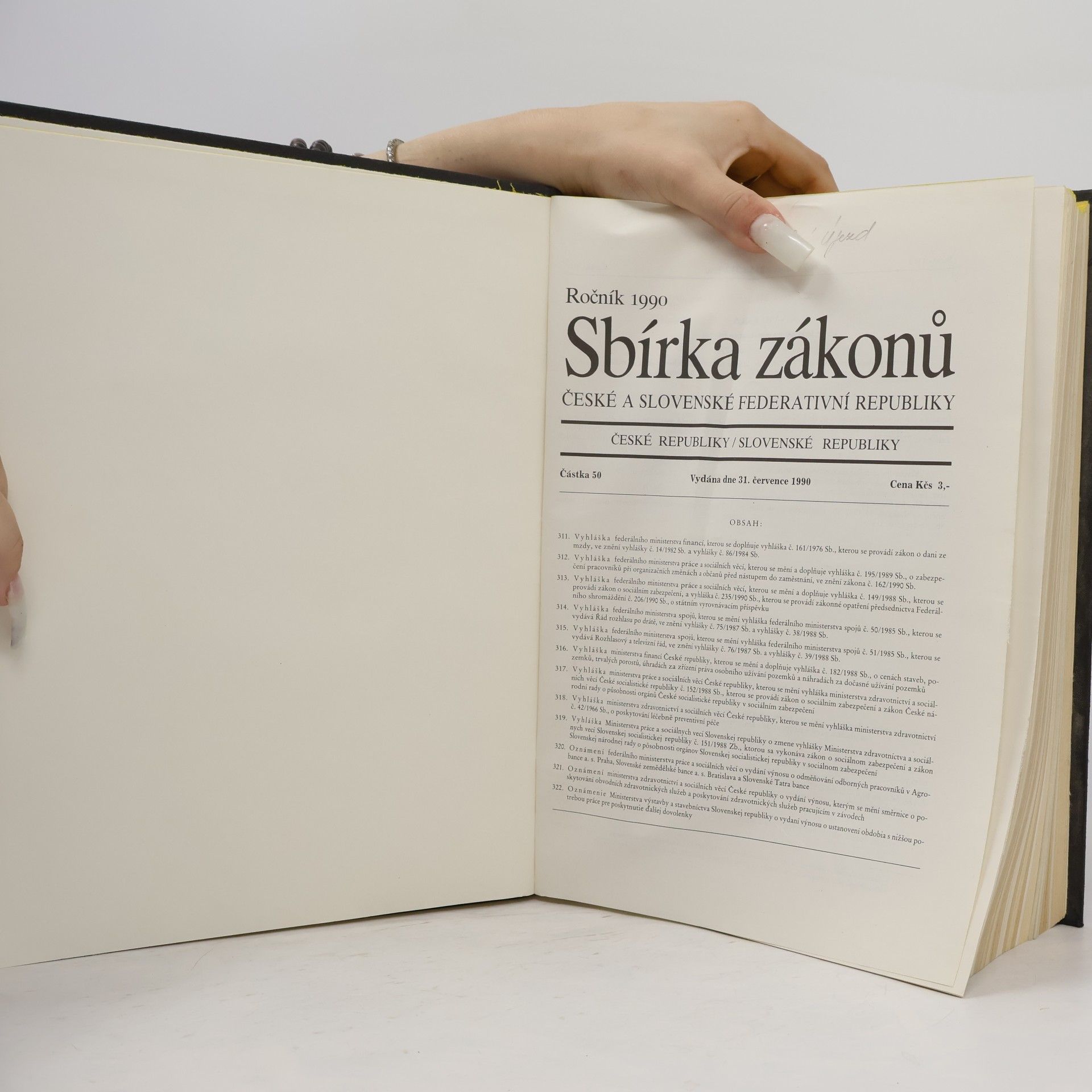 kolektiv Sbírka zákonů České a Slovenské federativní republiky 50