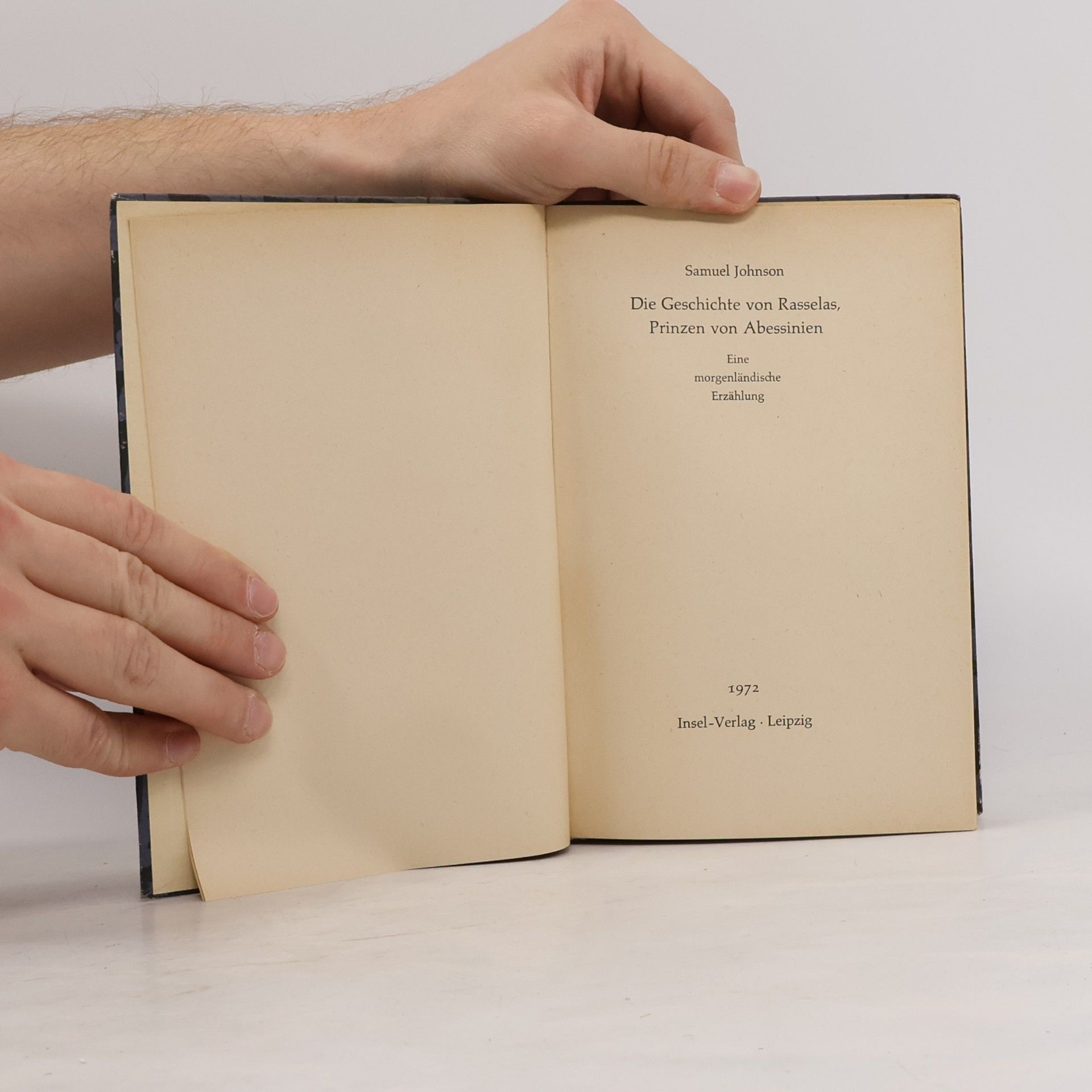 Samuel Johnson Die Geschichte von Rasselas, Prinzen von Abessinien