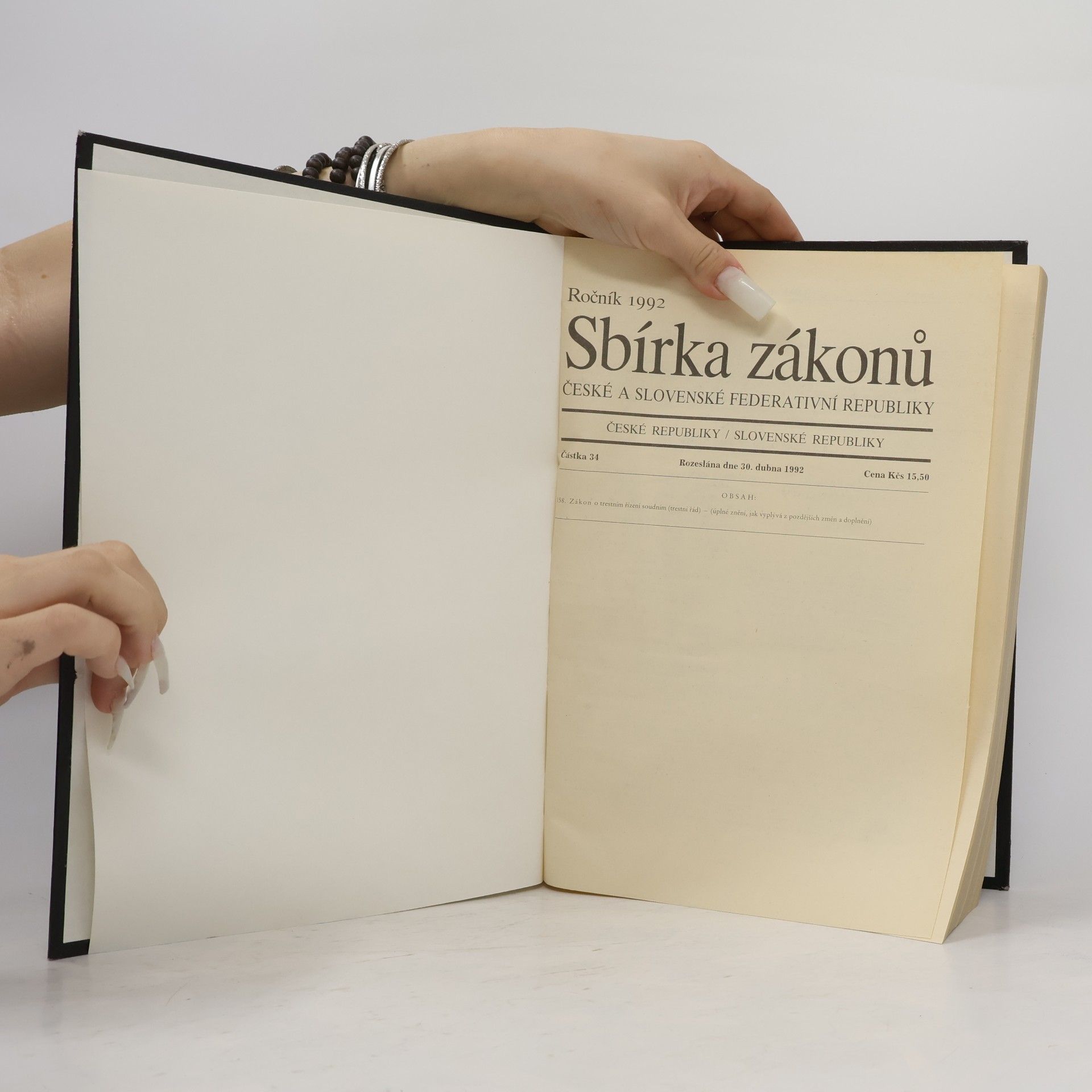 kolektiv Sbírka zákonů ČSFR 1992 (34-64)
