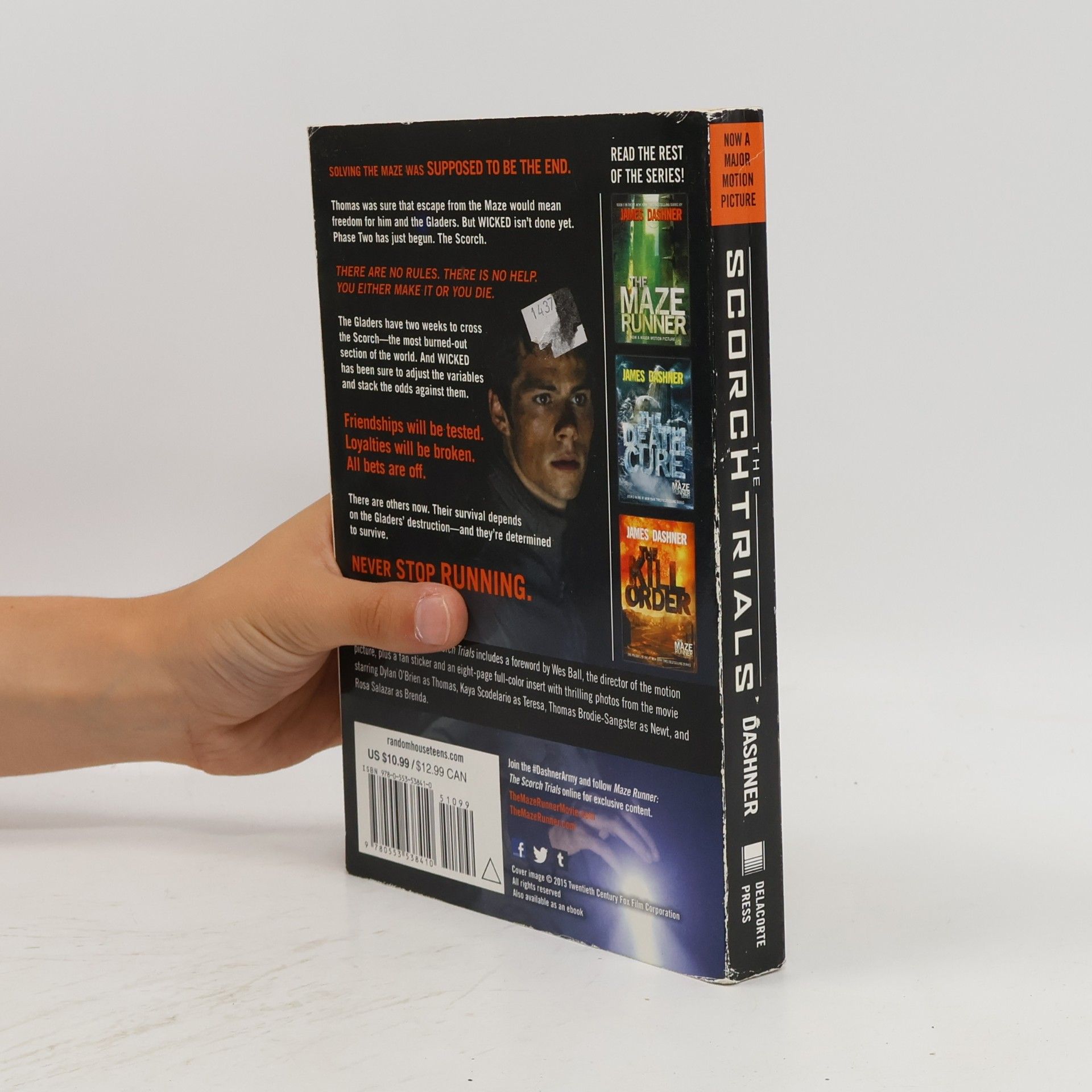 James Dashner Maze Runner - The Scorch Trials Movie Tie-in Edition. Die Auserwählten - In der Brandwüste, englische Ausgabe