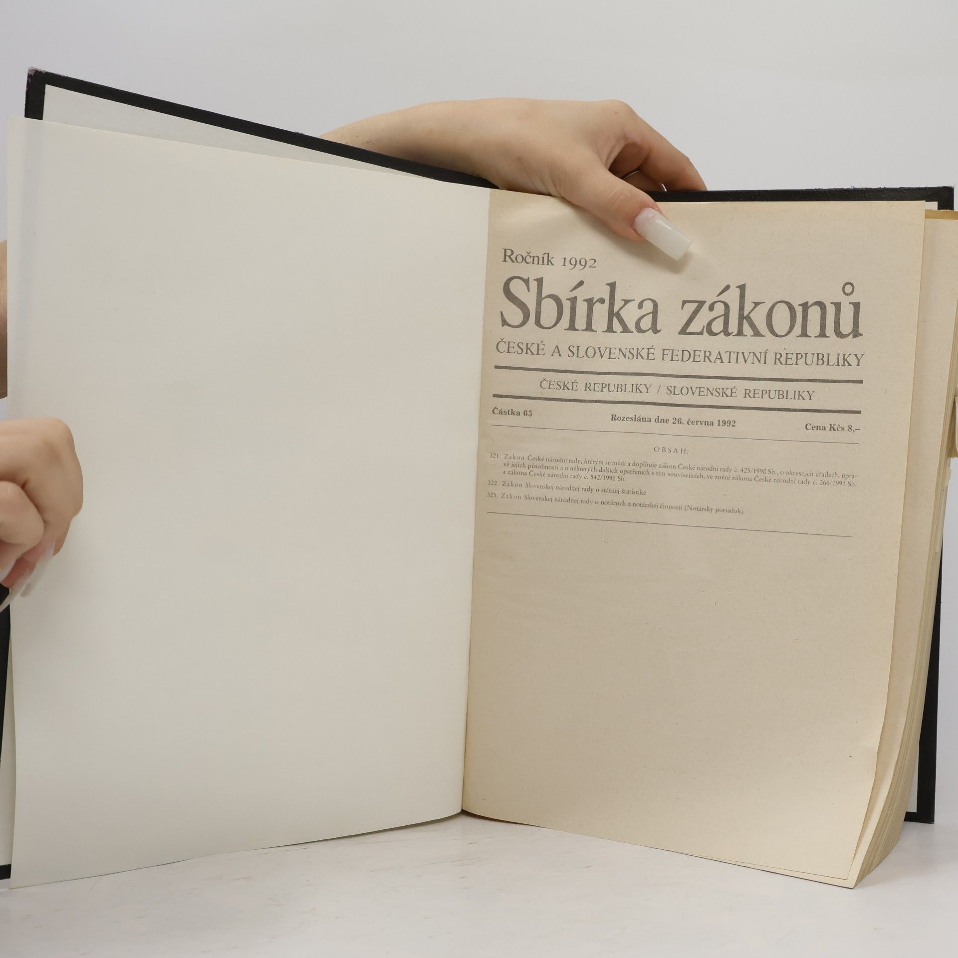 kolektiv Sbírka zákonů 1992 65-98