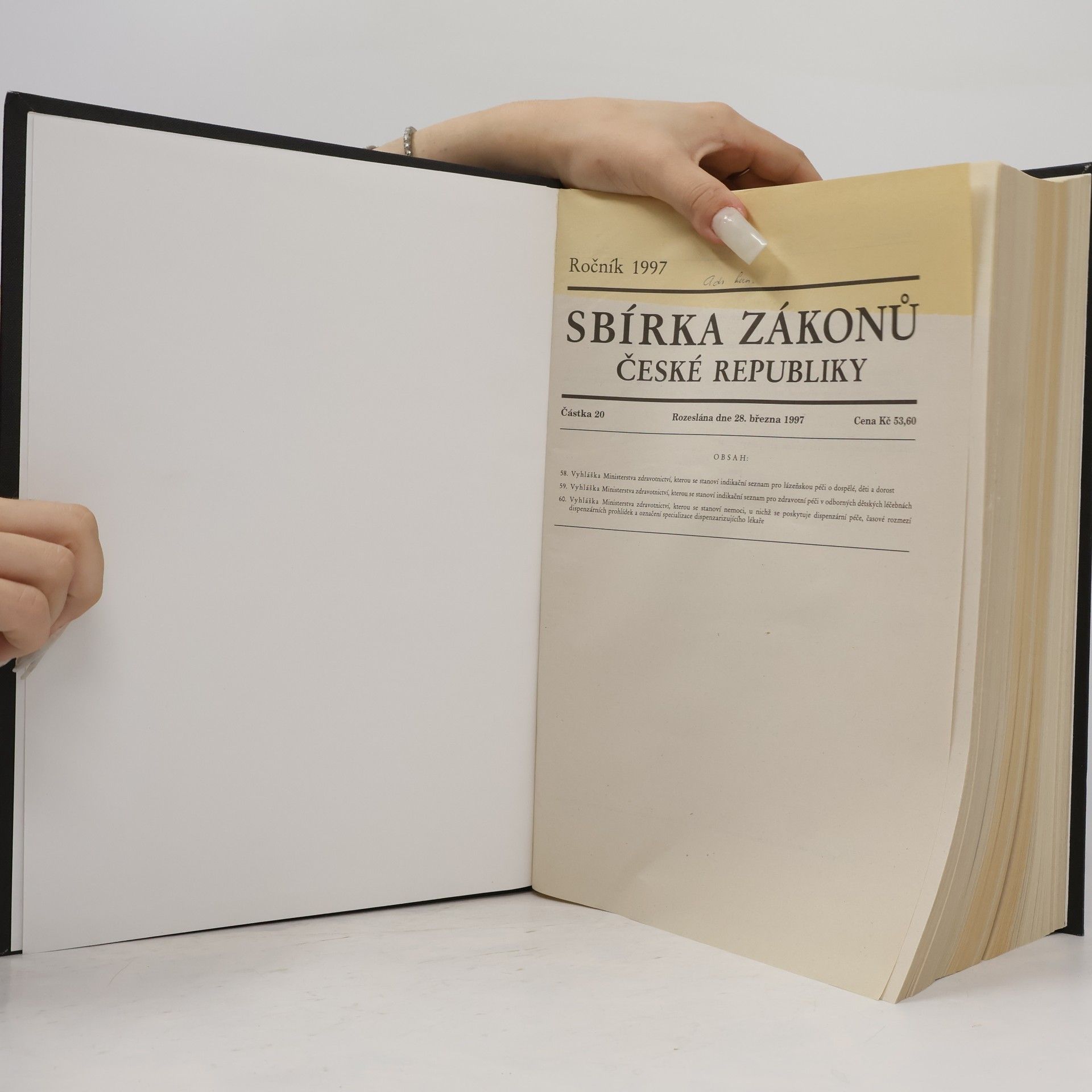 Kolektiv autorů Sbírka zákonů ČR 20-56