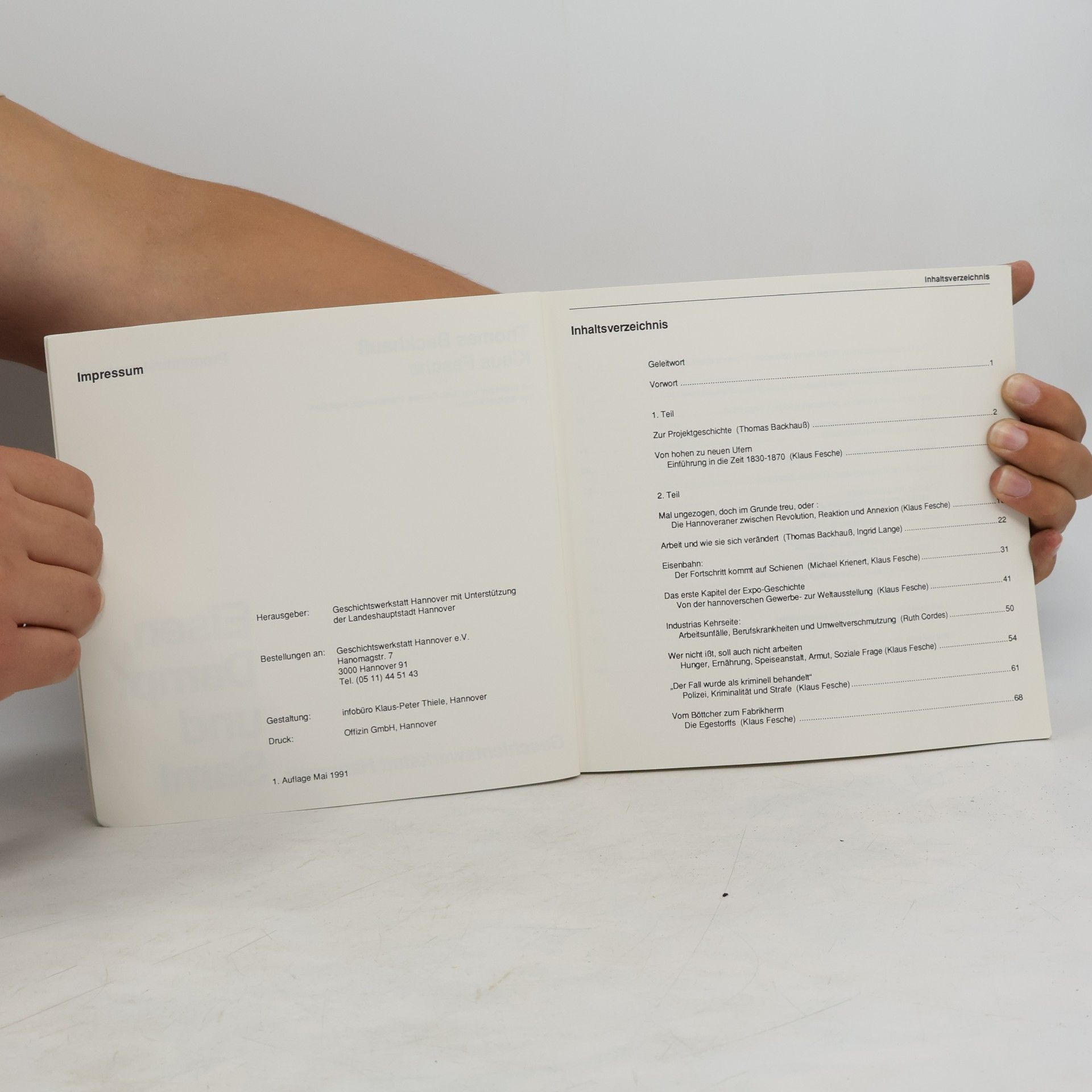 Thomas A. Backhaus Eisen, Dampf und Samt
